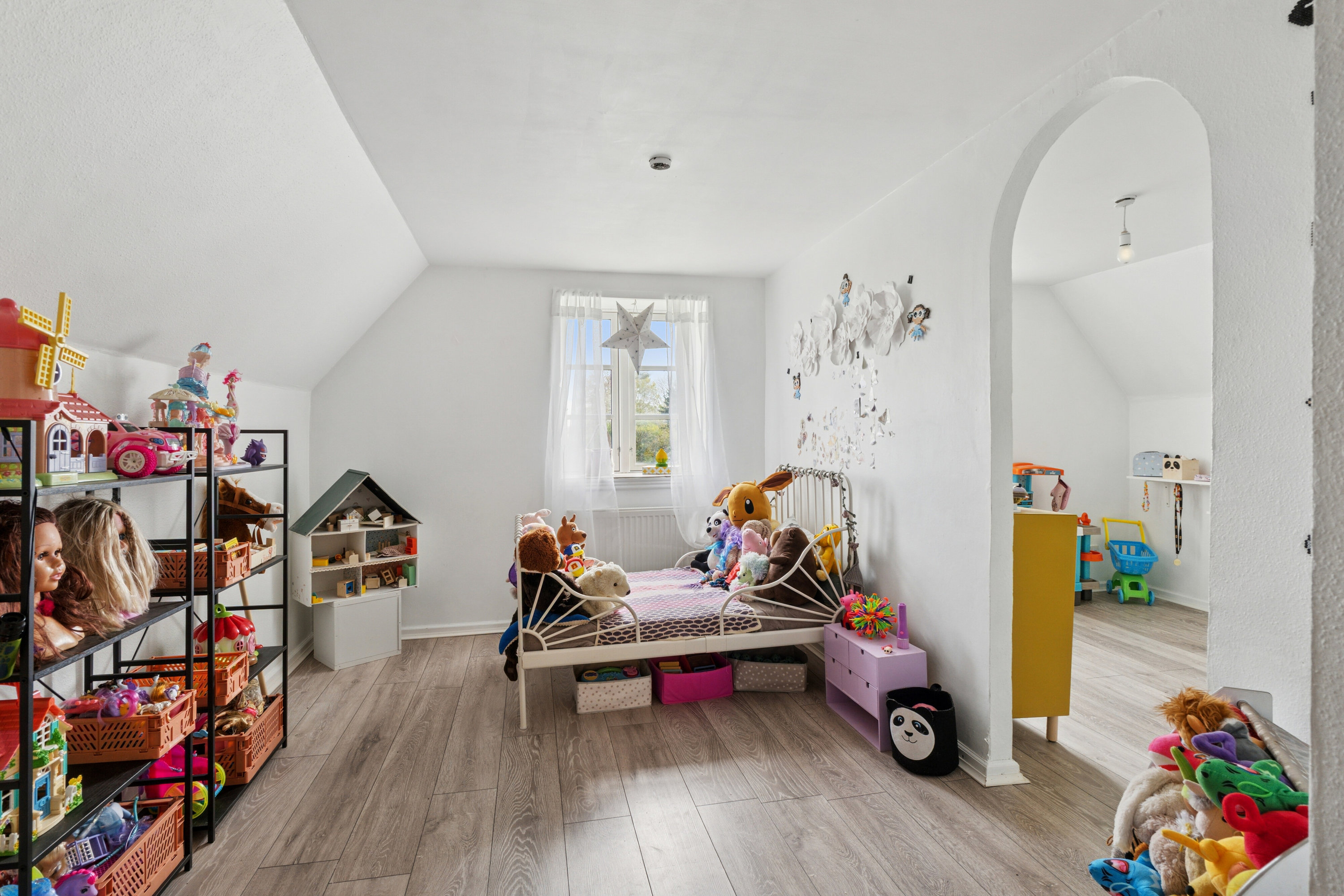 Fremhævet soveværelse billede i fuldskærmstilstand. Billede af Værslev Bygade 9B, Værslev, 4400 Kalundborg