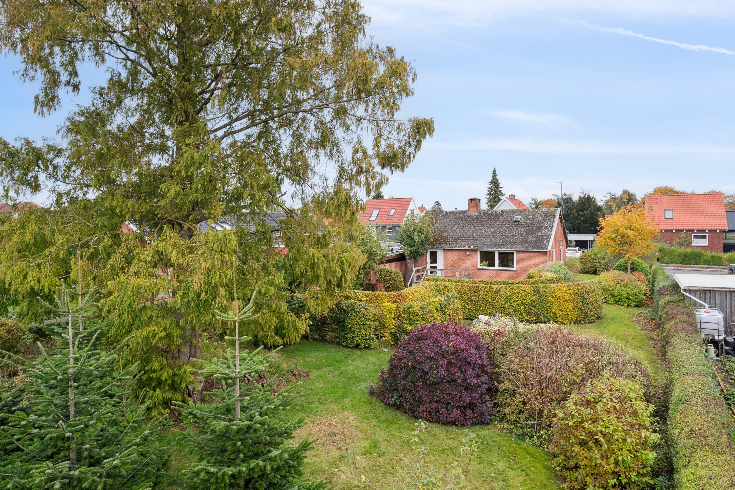 Fremhævet set fra haven billede i fuldskærmstilstand. Billede af Snerlevej 18, 4000 Roskilde