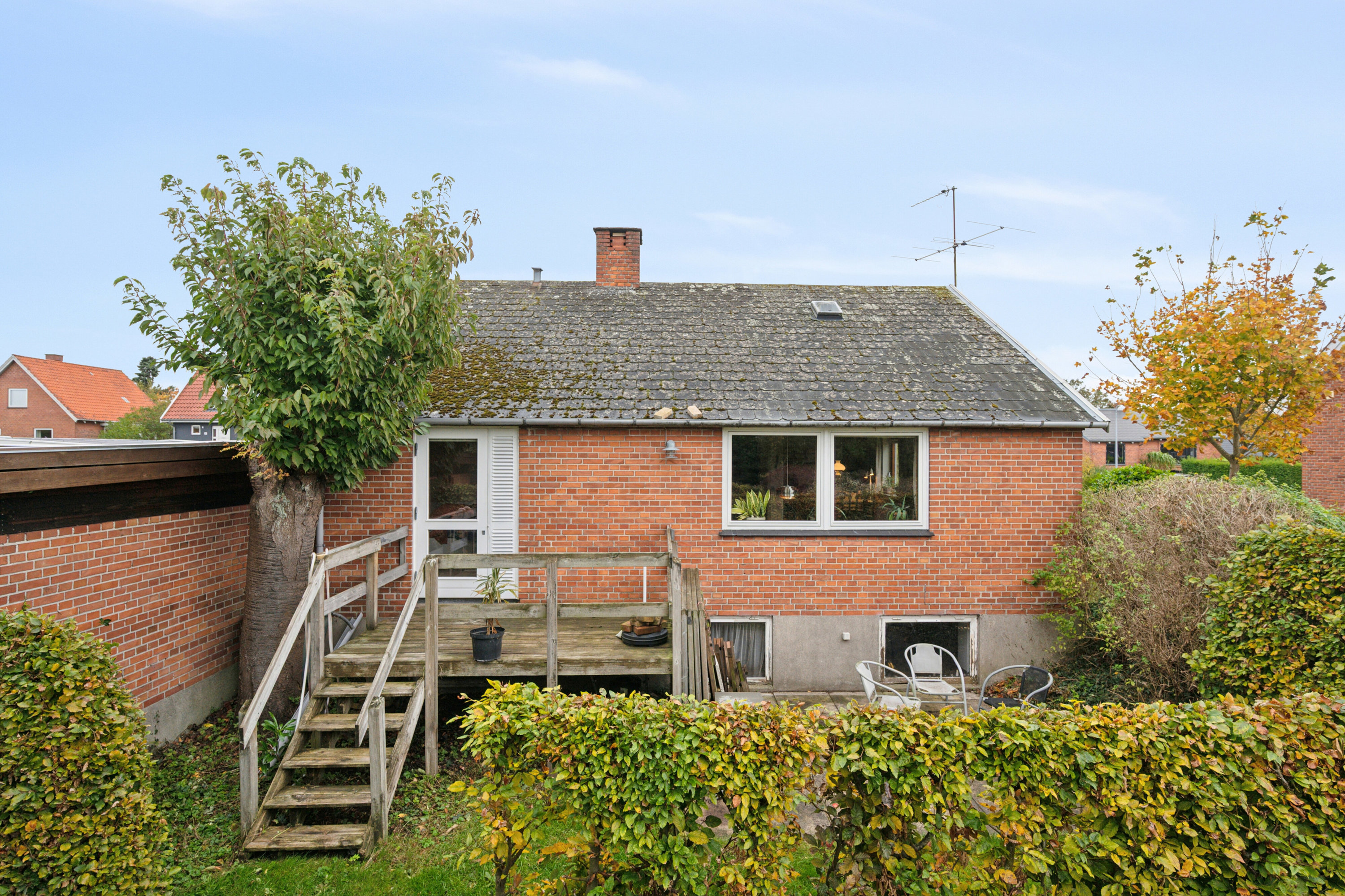 Fremhævet set fra haven billede i fuldskærmstilstand. Billede af Snerlevej 18, 4000 Roskilde