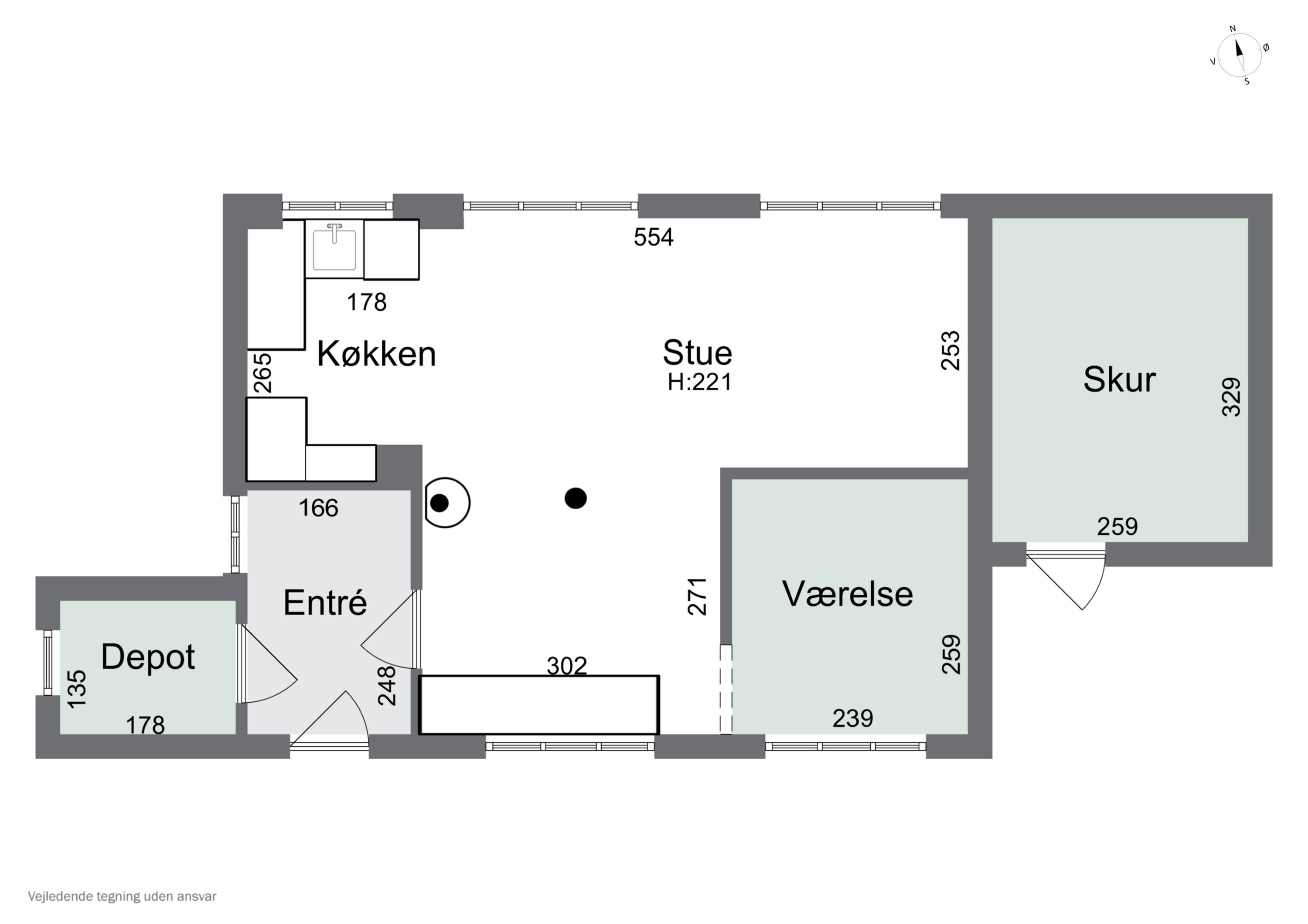 Plantegninger billede af Nostrupvej 18, 4400 Kalundborg