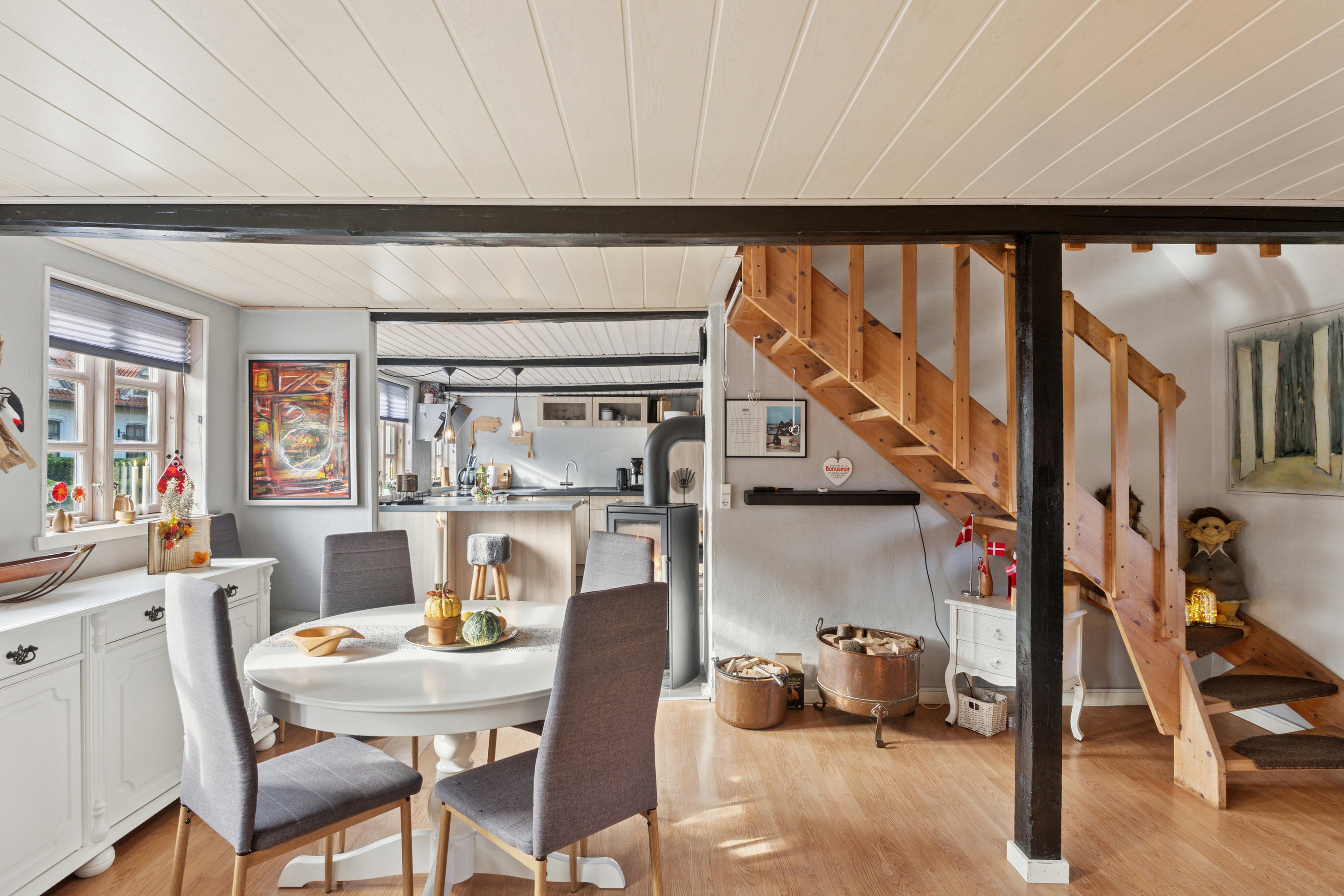 Fremhævet spisestue billede i fuldskærmstilstand. Billede af Havnevej 53, 4230 Skælskør