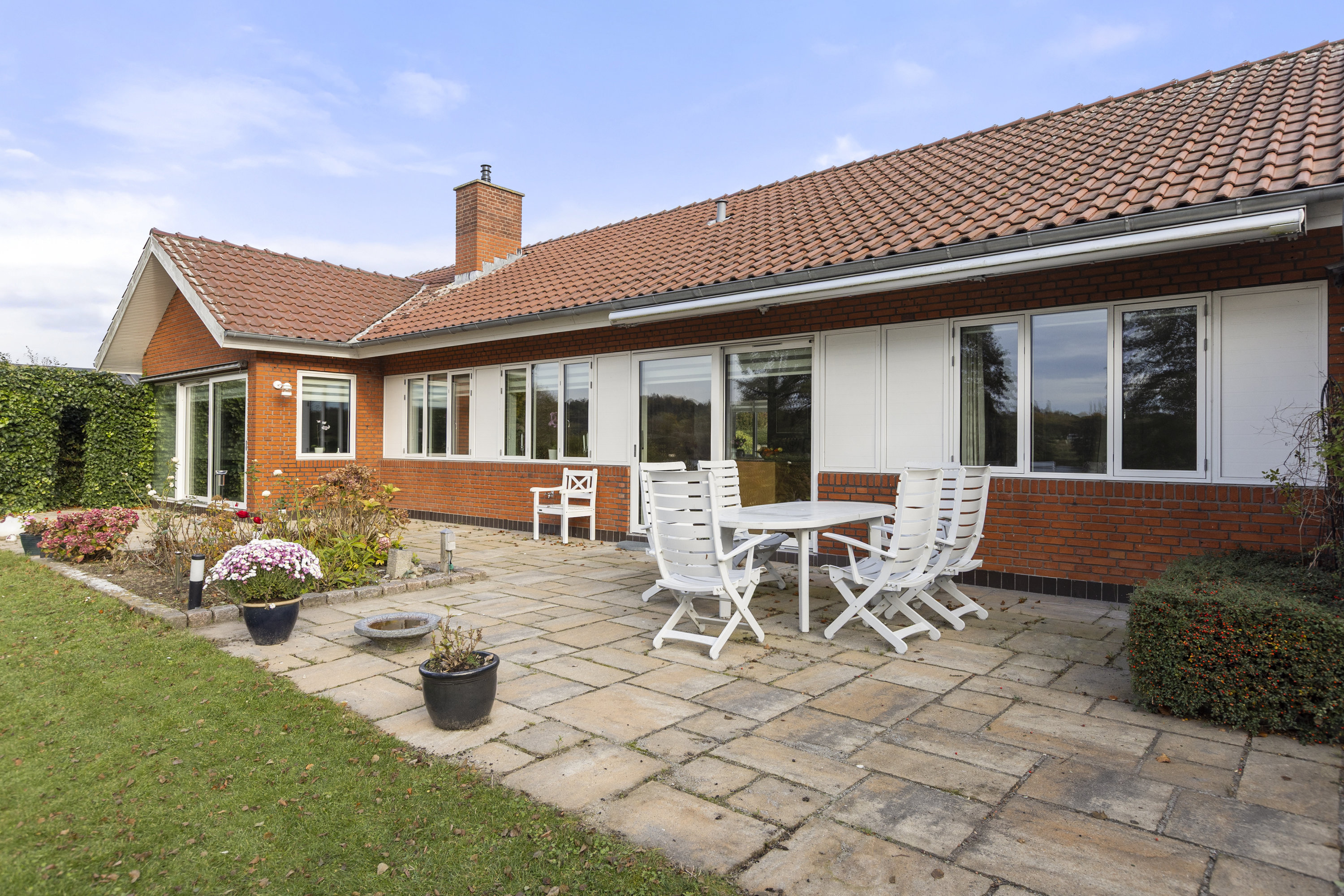 Fremhævet terrasse billede i fuldskærmstilstand. Billede af Peter Damsvej 29, 4180 Sorø