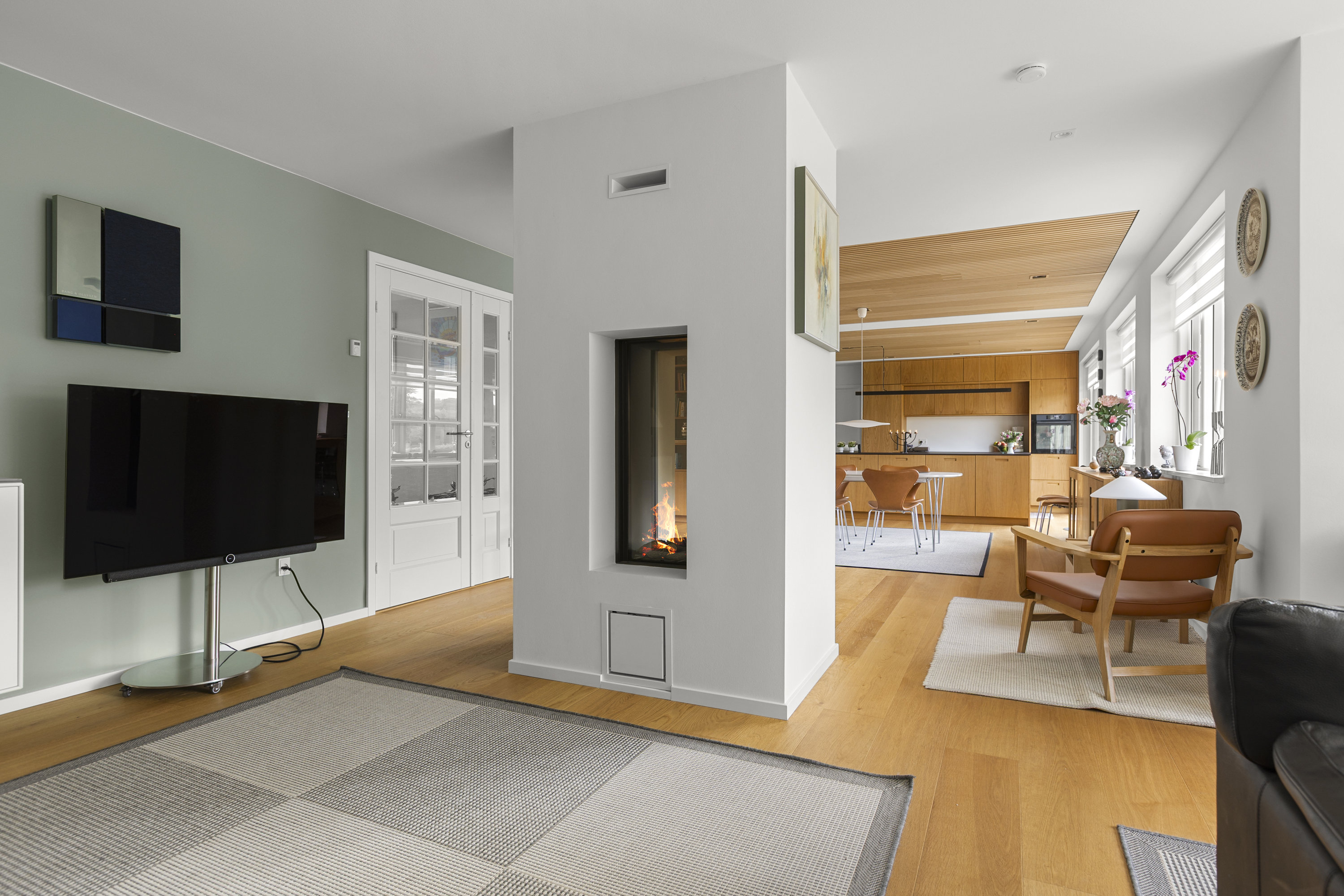 Fremhævet stue billede i fuldskærmstilstand. Billede af Peter Damsvej 29, 4180 Sorø