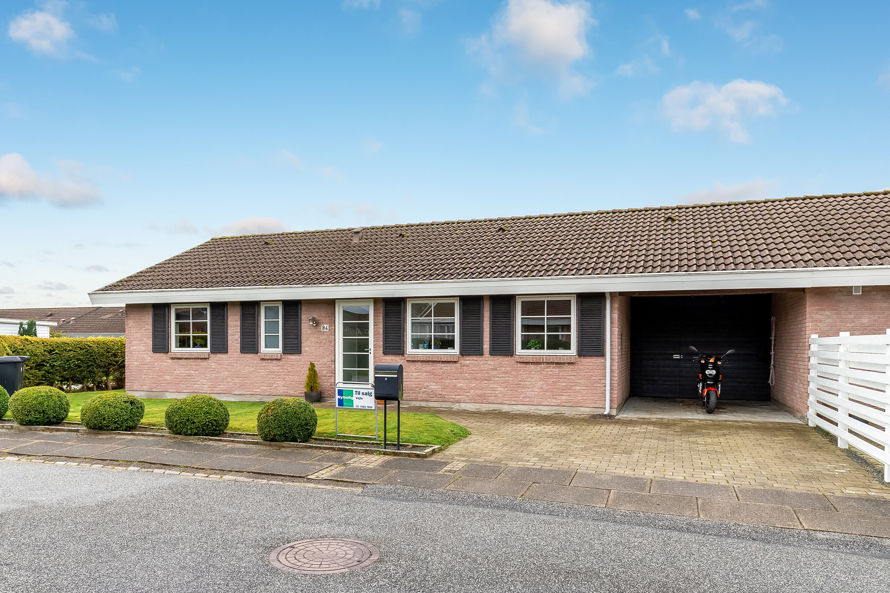 Rækkehus: Ejendommen på Prangerager 84, Bredballe, 7120 Vejle Øst