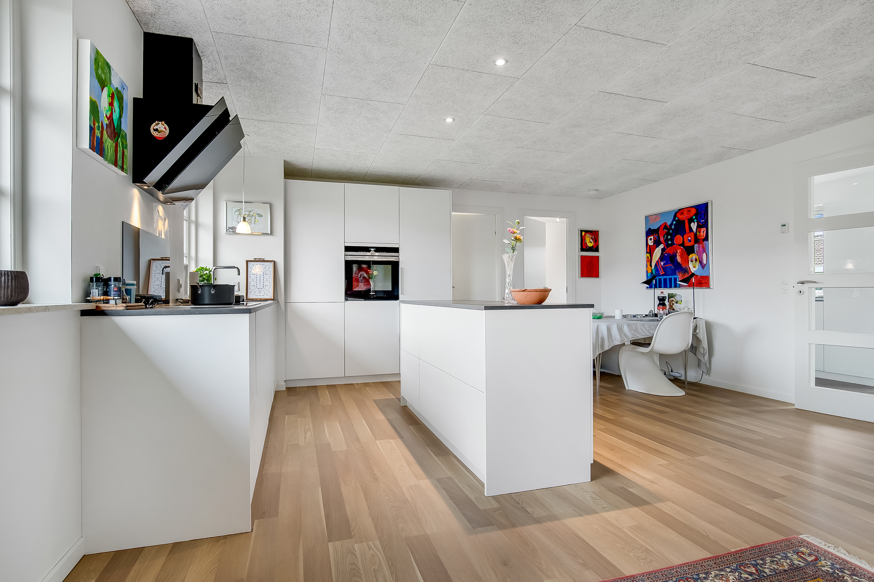 Fremhævet køkken alrum billede i fuldskærmstilstand. Billede af Prangerager 84, Bredballe, 7120 Vejle Øst