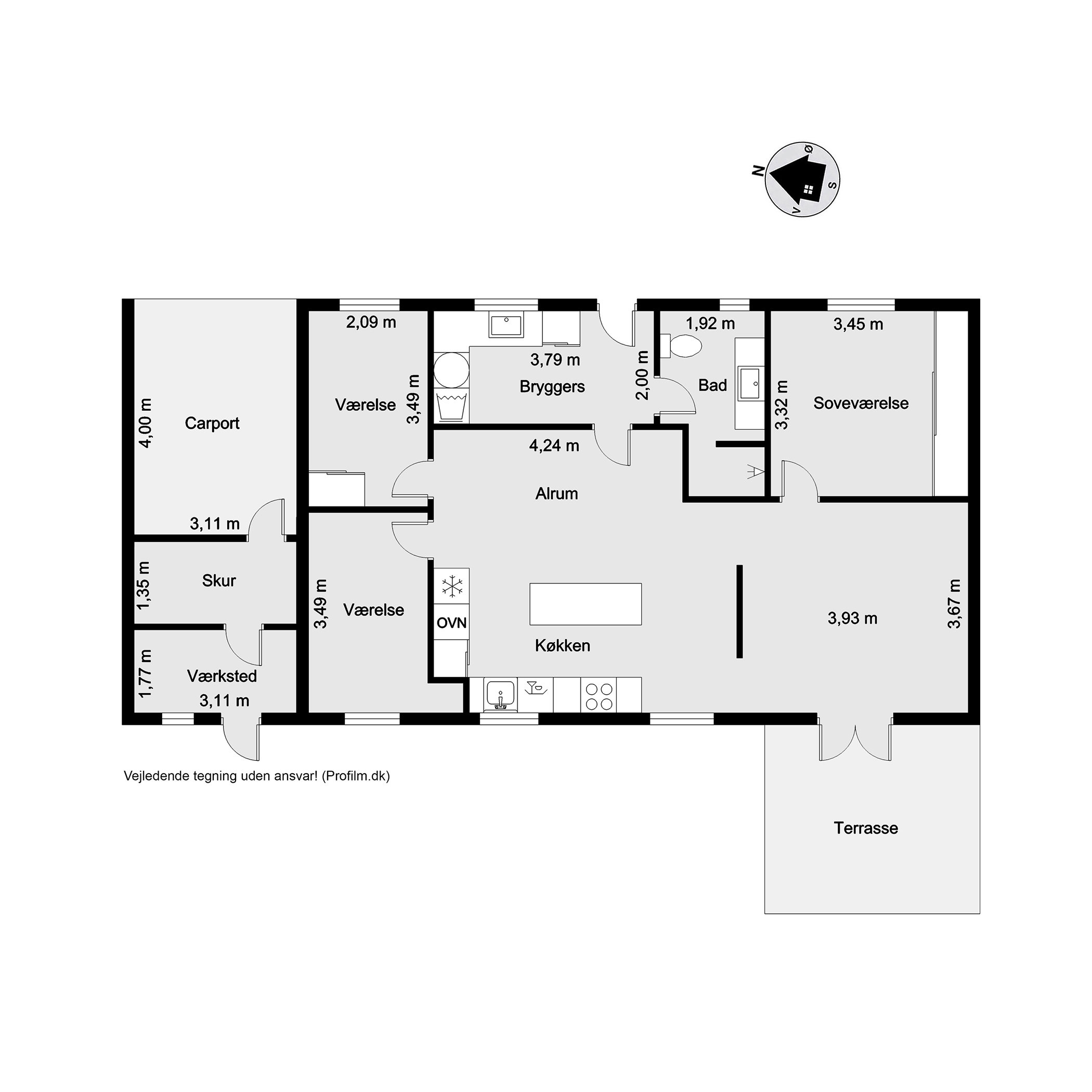 Plantegninger billede af Prangerager 84, Bredballe, 7120 Vejle Øst