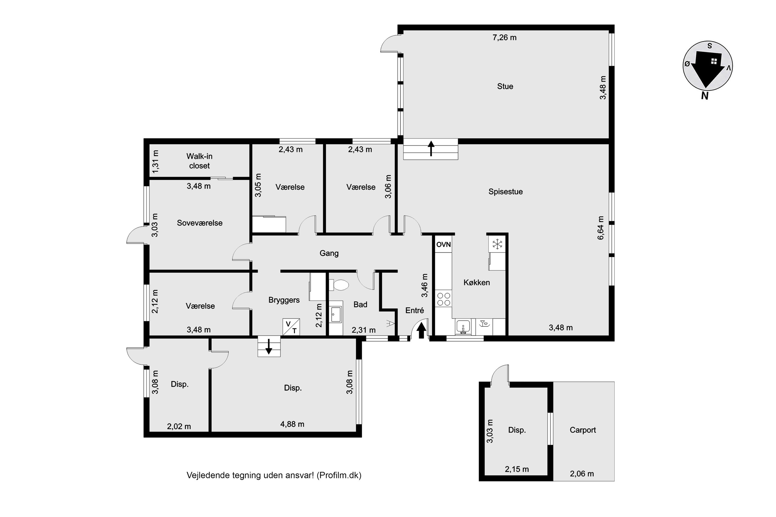 Plantegninger billede af Nyvangsvej 14, Lind, 7400 Herning