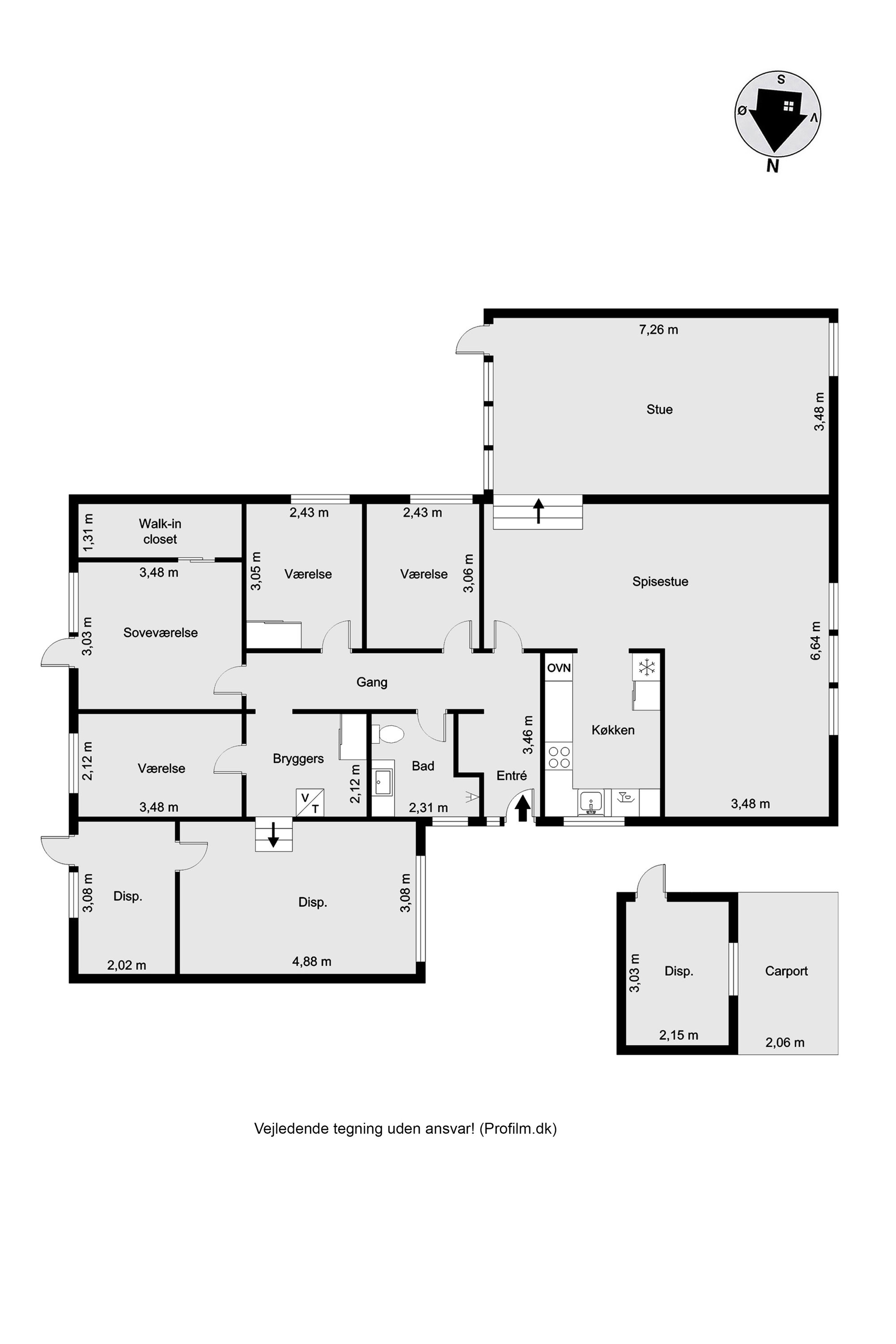 Plantegninger billede af Nyvangsvej 14, Lind, 7400 Herning