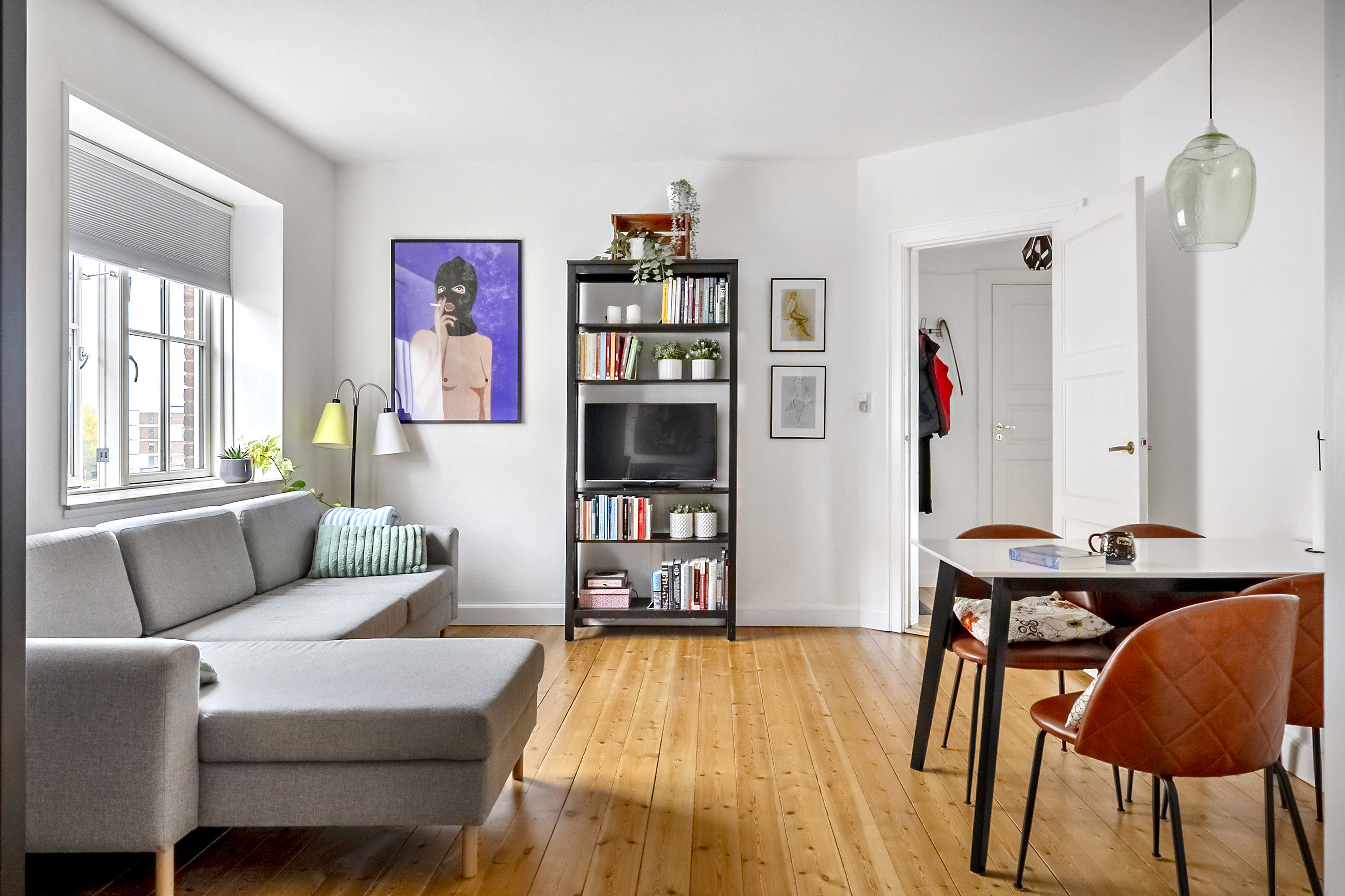 Fremhævet stue billede i fuldskærmstilstand. Billede af Emil Møllers Gade 18, 3. th., 8700 Horsens