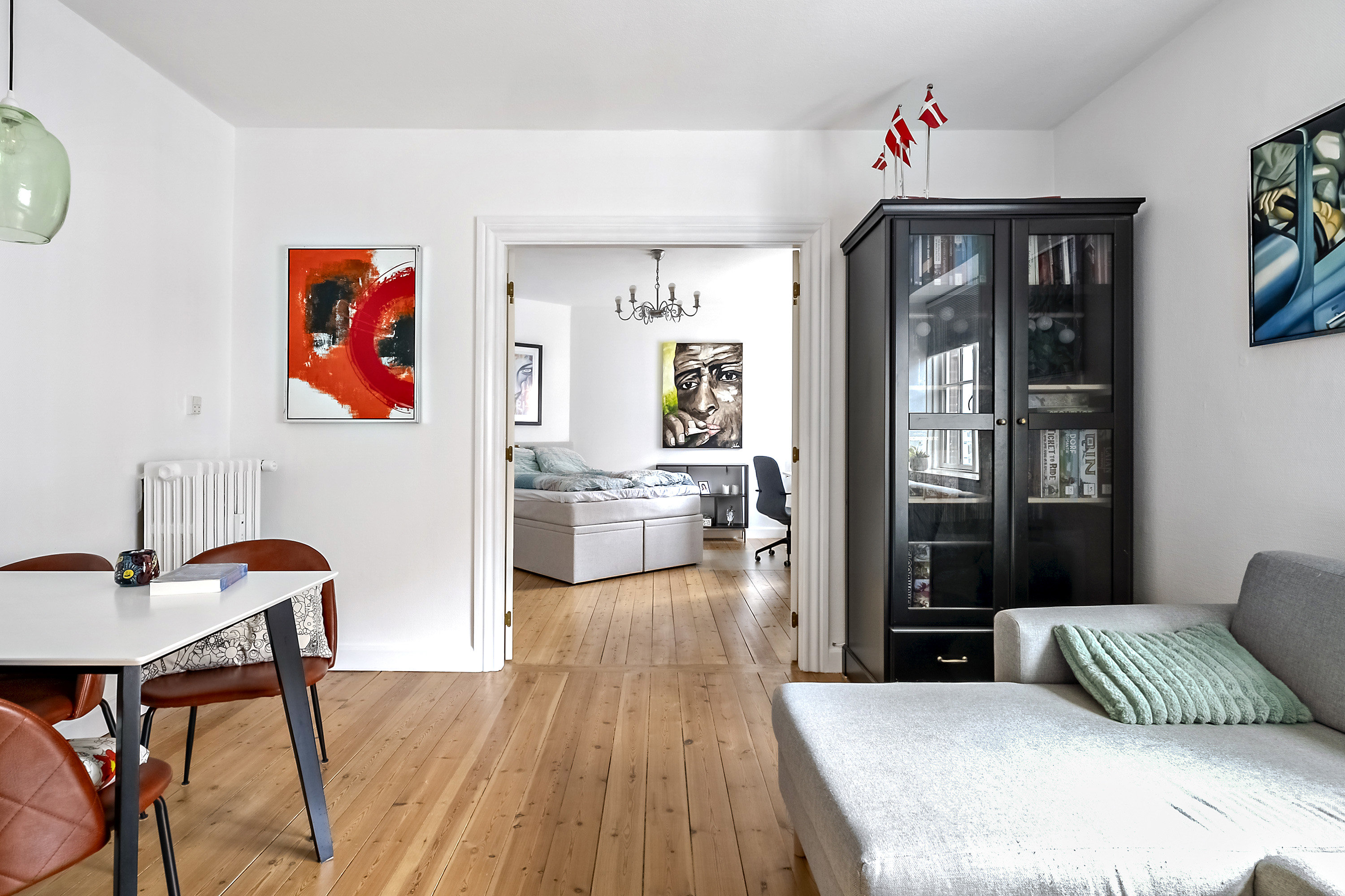 Fremhævet stue billede i fuldskærmstilstand. Billede af Emil Møllers Gade 18, 3. th., 8700 Horsens