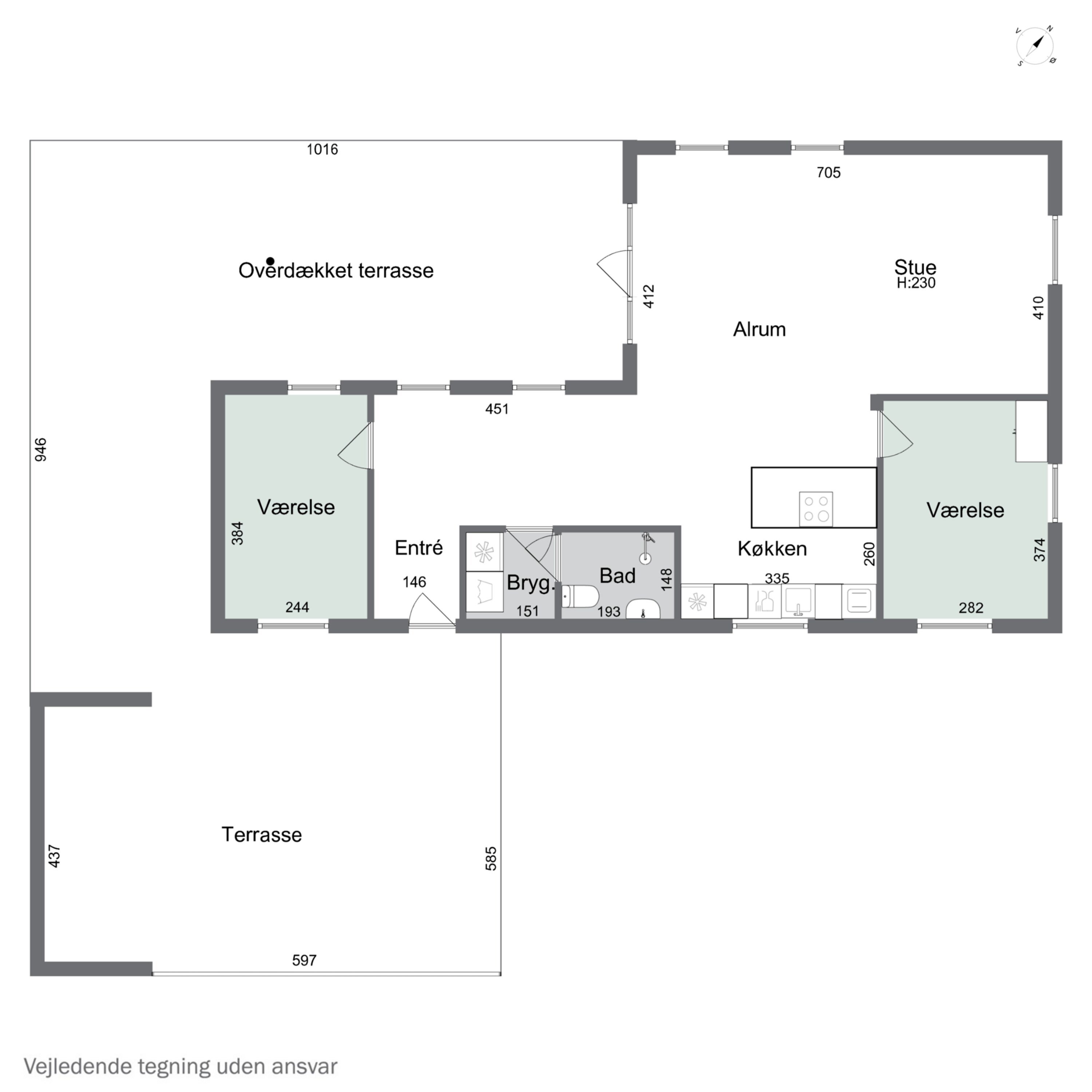 Plantegninger billede af Cypresvænget 231, Enø, 4736 Karrebæksminde