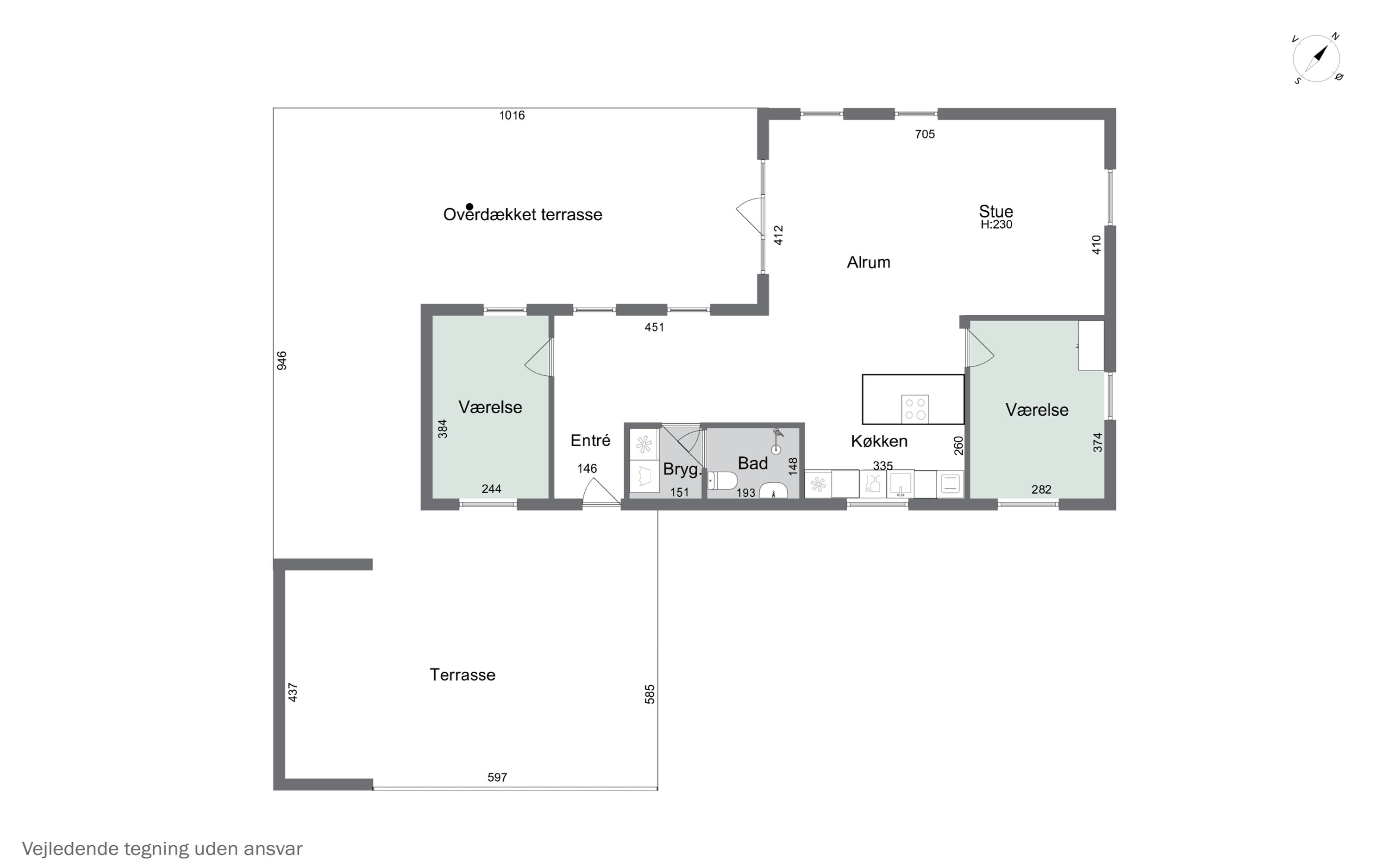 Plantegninger billede af Cypresvænget 231, Enø, 4736 Karrebæksminde
