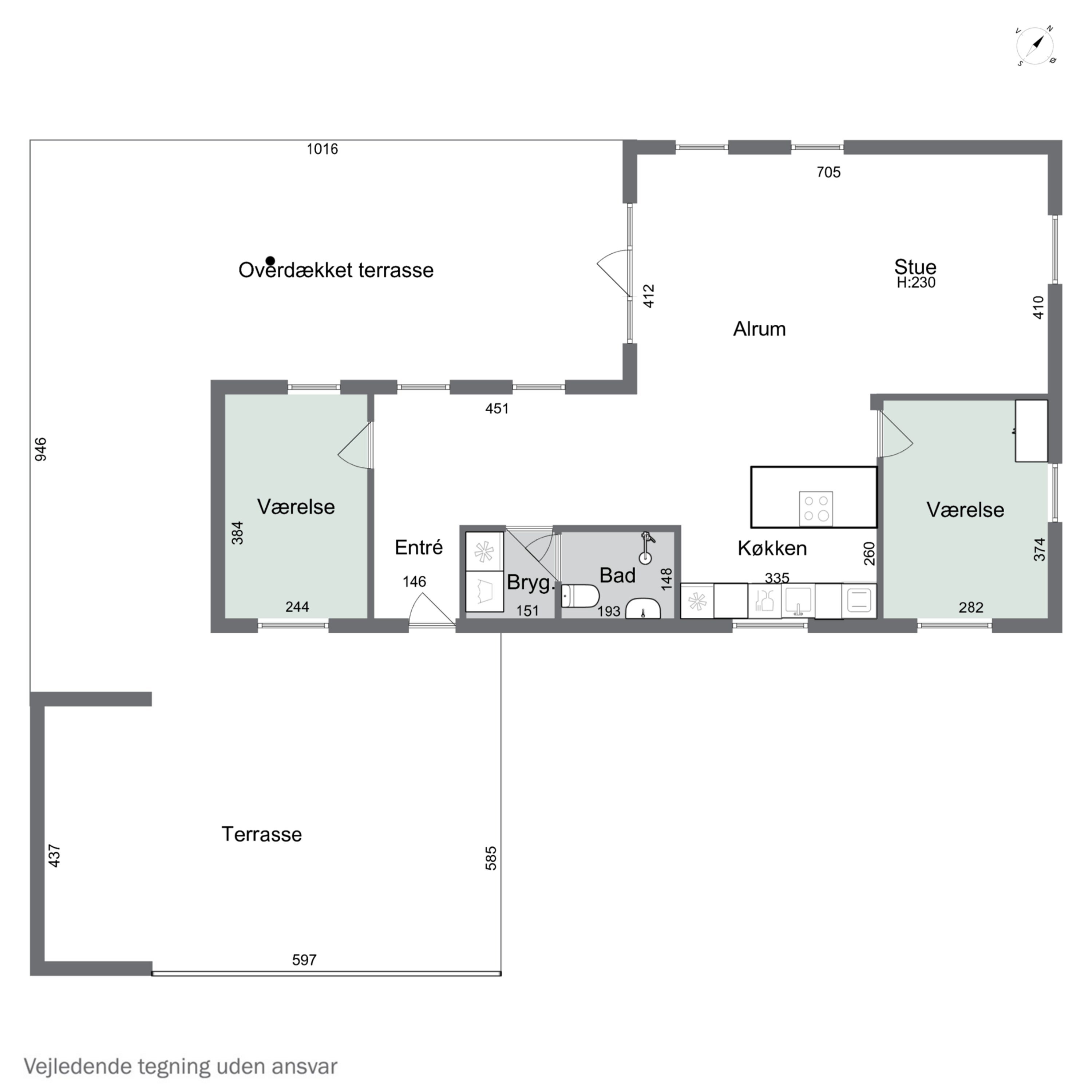 Plantegninger billede af Cypresvænget 231, Enø, 4736 Karrebæksminde