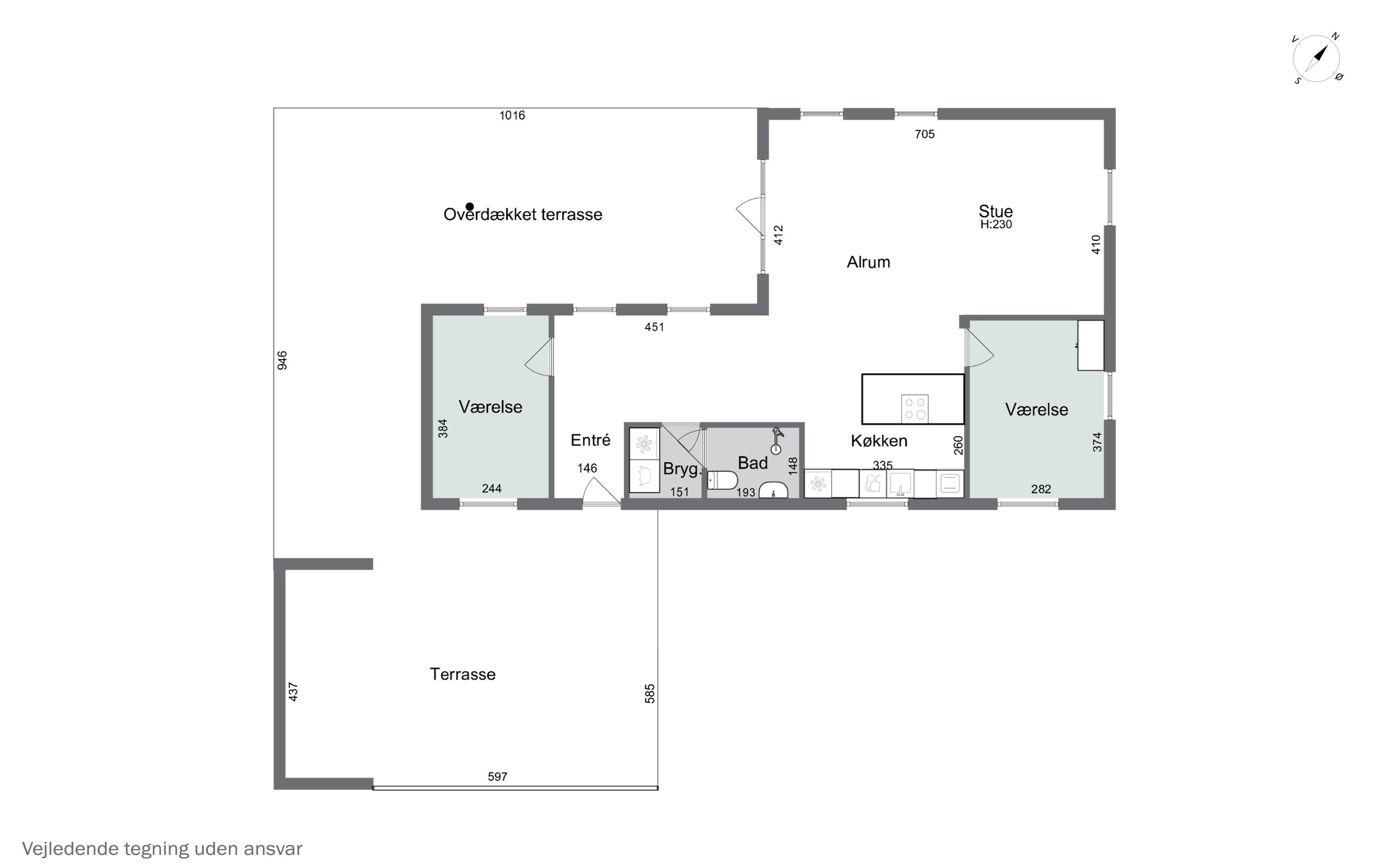 Plantegninger billede af Cypresvænget 231, Enø, 4736 Karrebæksminde