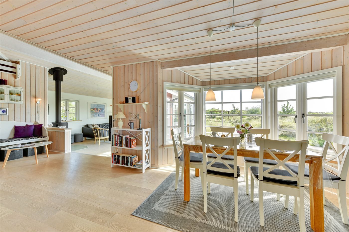 Fremhævet stue billede i fuldskærmstilstand. Billede af Syrenvej 75, Stauning, 6900 Skjern