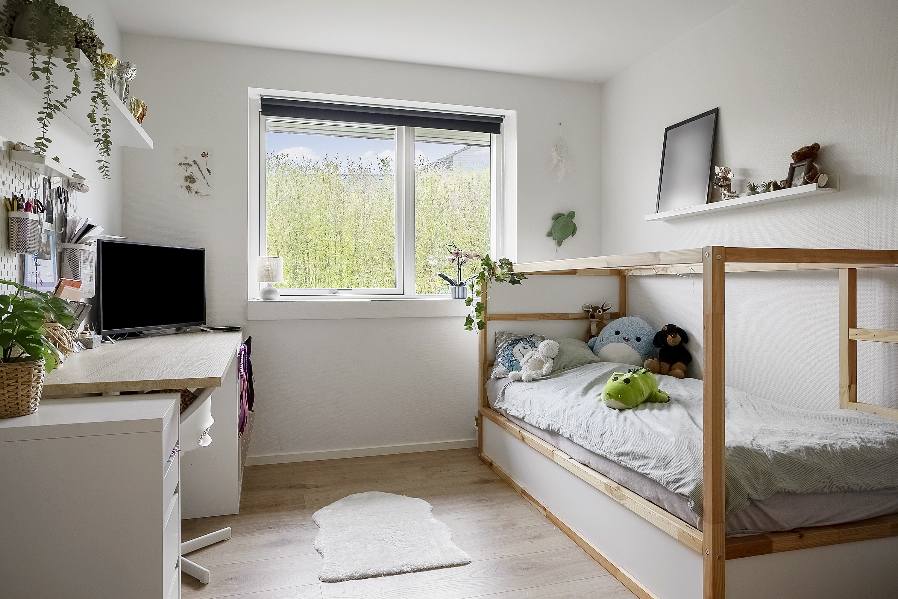 Fremhævet soveværelse billede i fuldskærmstilstand. Billede af Renrosen 7, 8700 Horsens