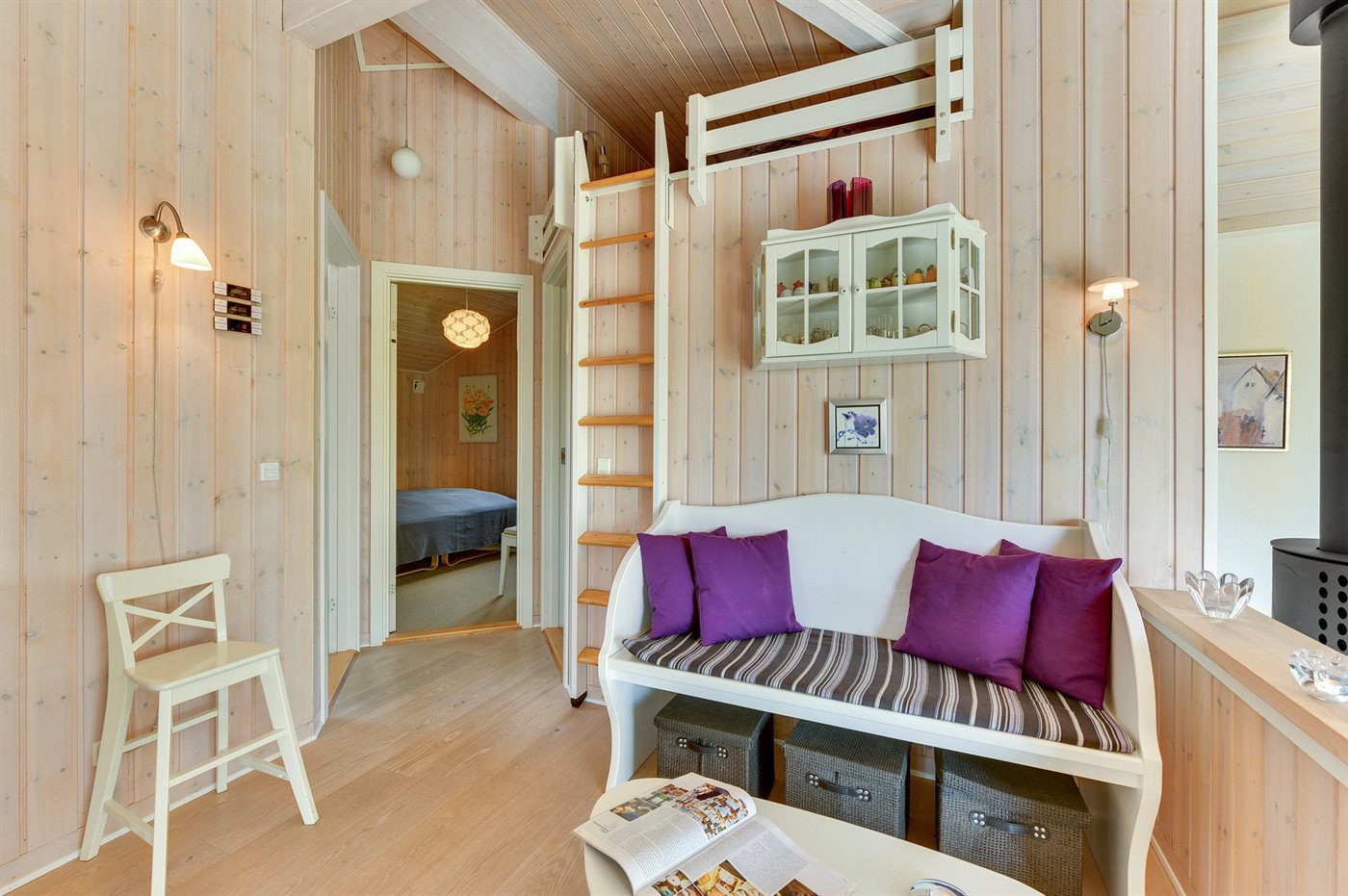 Fremhævet stue billede i fuldskærmstilstand. Billede af Syrenvej 75, Stauning, 6900 Skjern