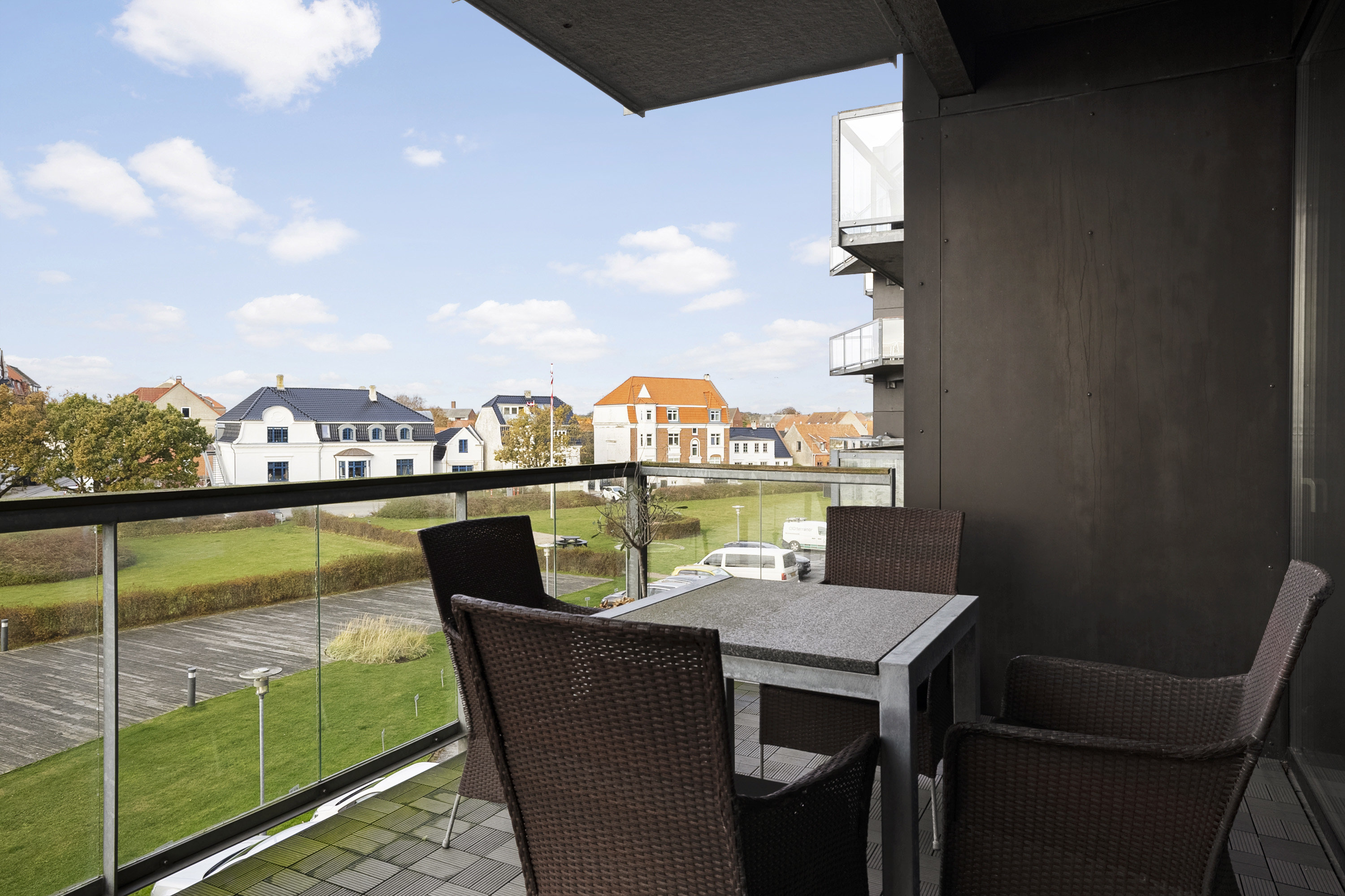 Fremhævet altan billede i fuldskærmstilstand. Billede af Strandvej 37, 2. tv., 4220 Korsør