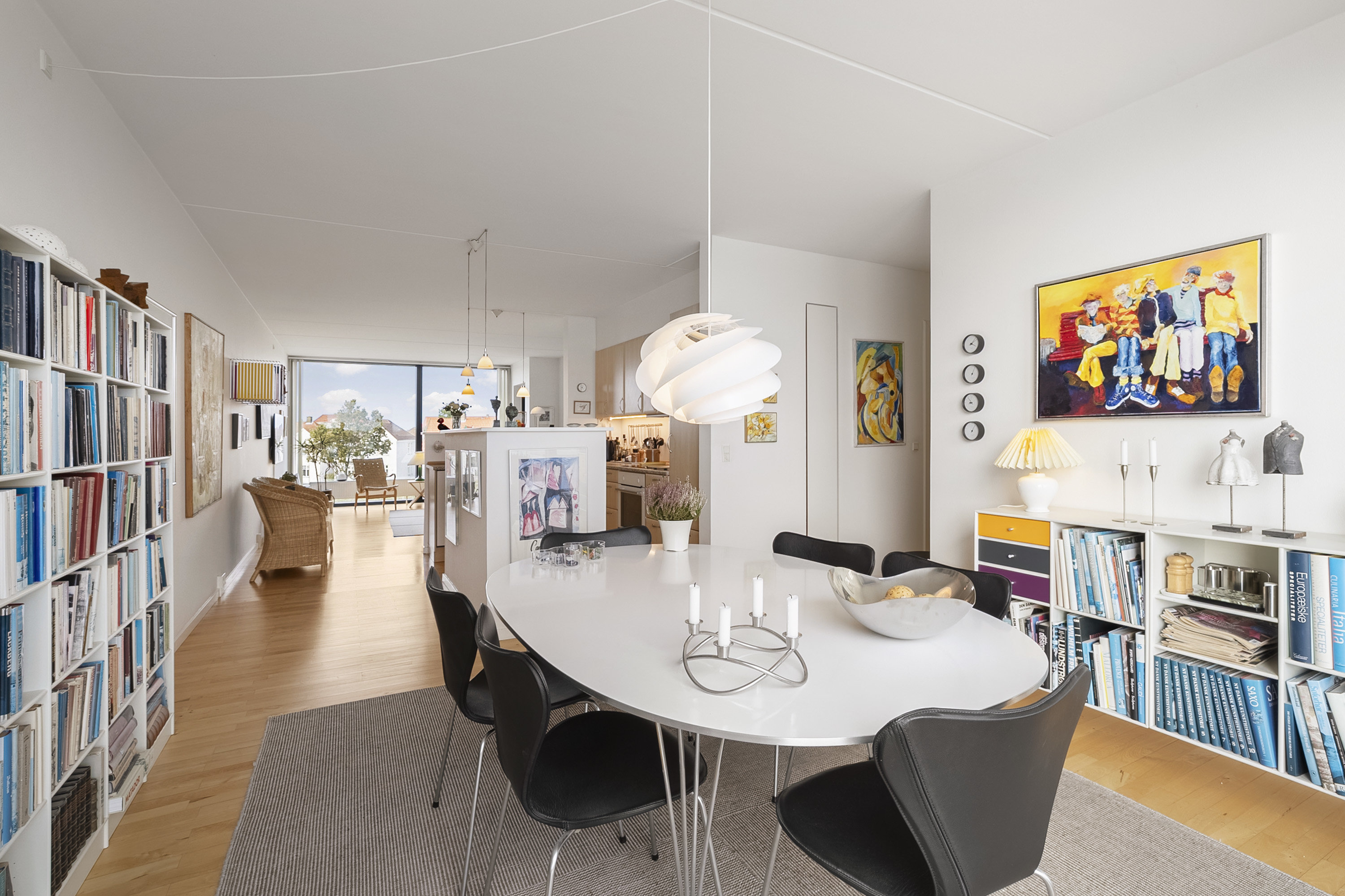 Fremhævet stue billede i fuldskærmstilstand. Billede af Strandvej 37, 2. tv., 4220 Korsør