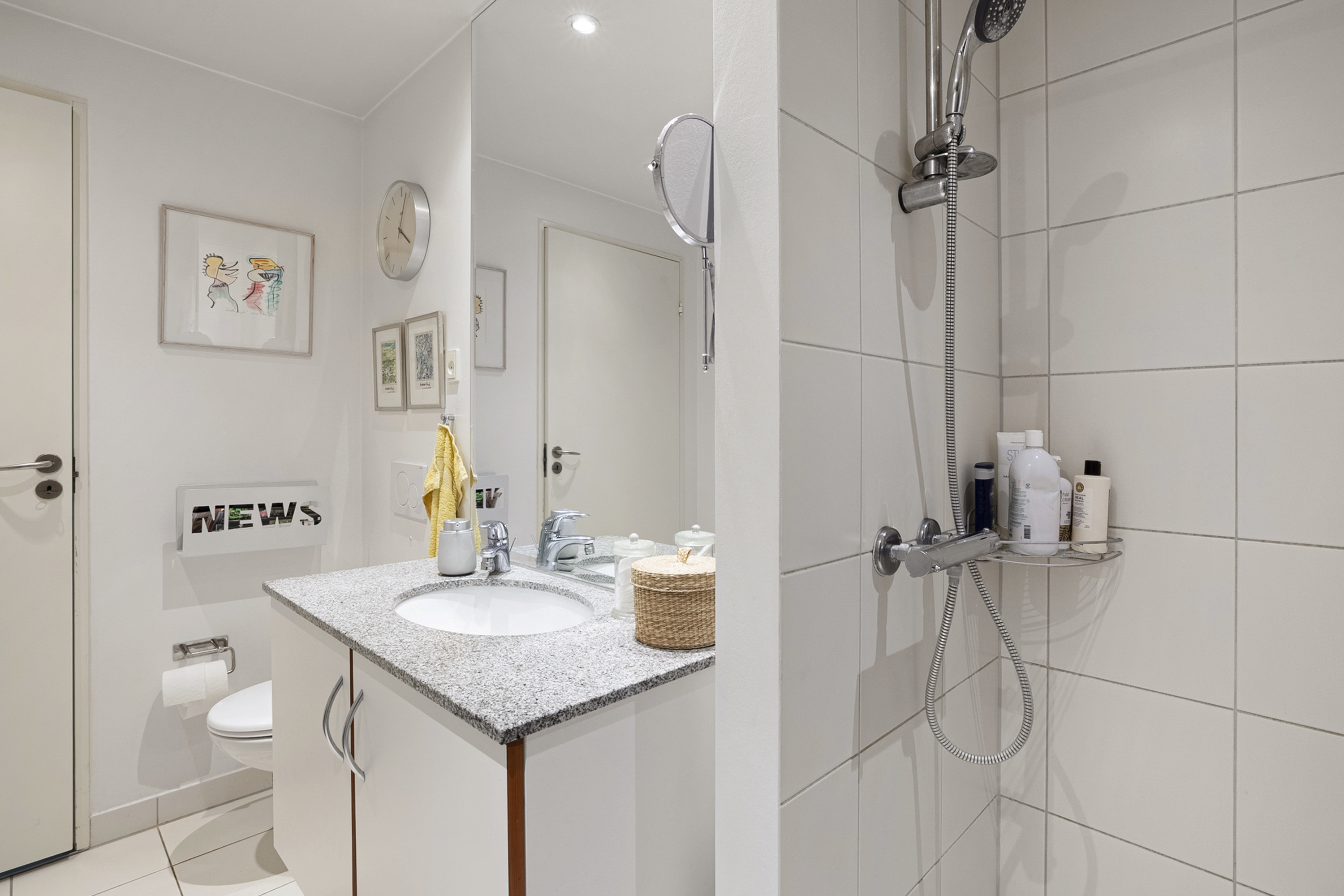 Fremhævet badeværelse billede i fuldskærmstilstand. Billede af Strandvej 37, 2. tv., 4220 Korsør