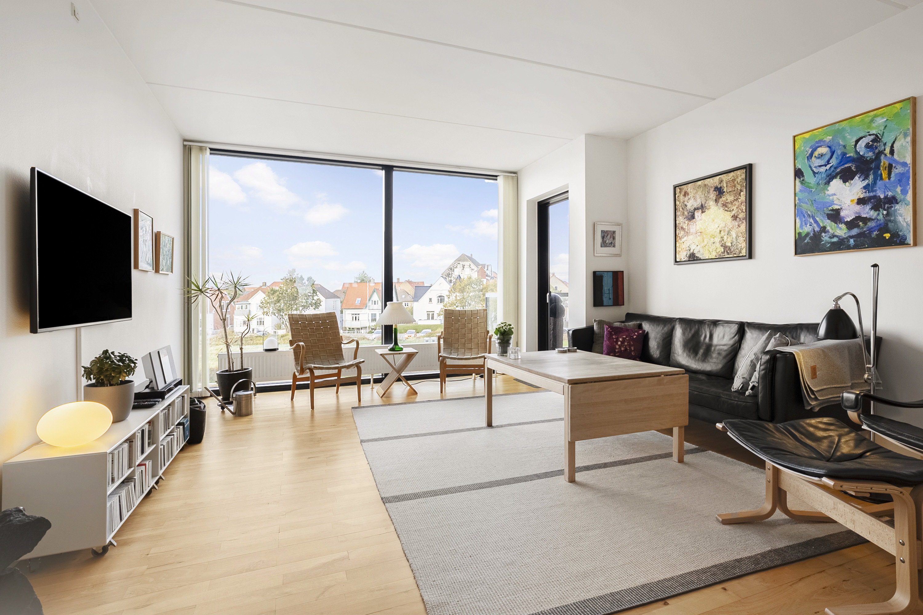 Fremhævet stue billede i fuldskærmstilstand. Billede af Strandvej 37, 2. tv., 4220 Korsør