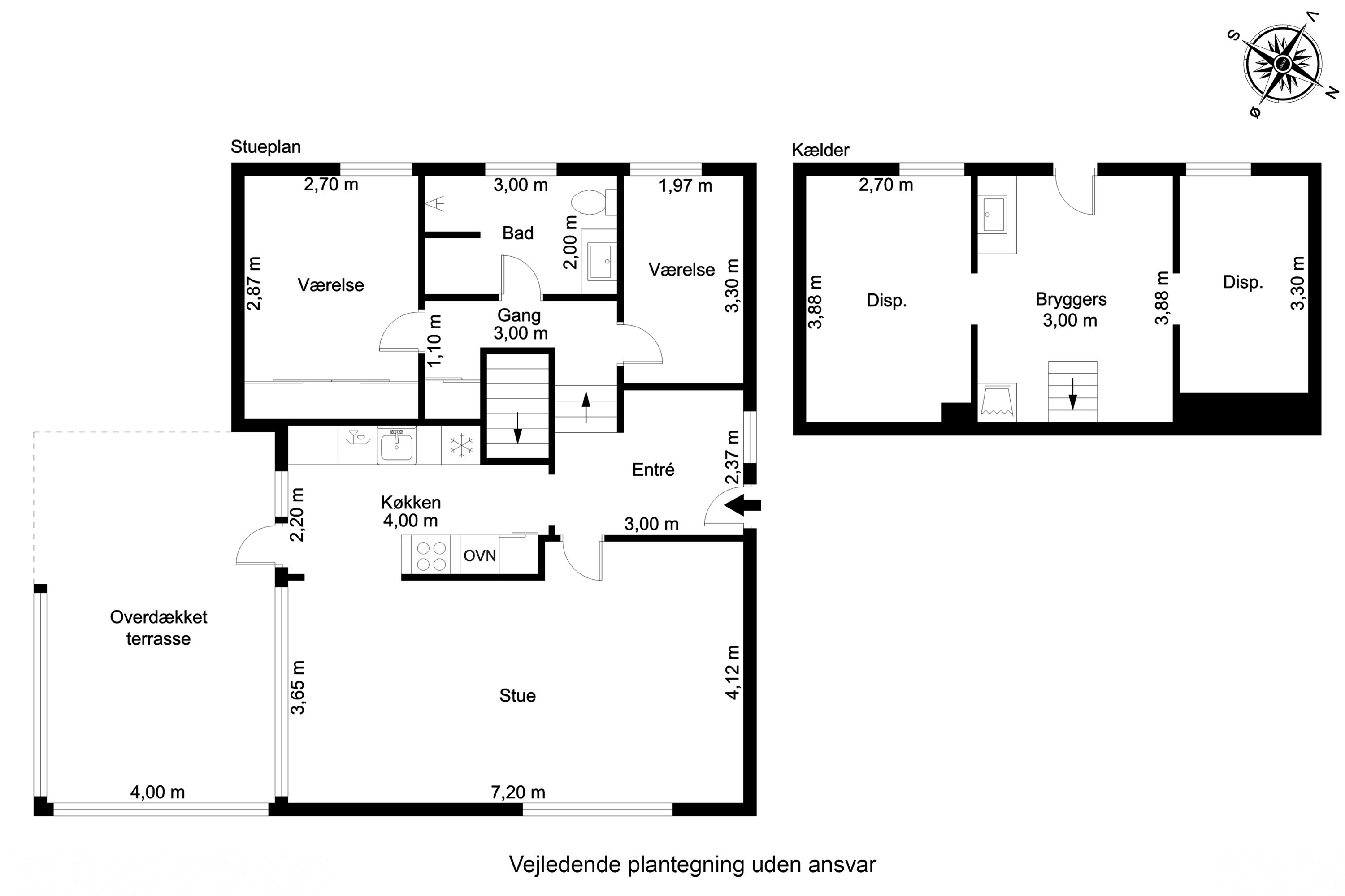 Plantegninger billede af Violvej 1, 5500 Middelfart