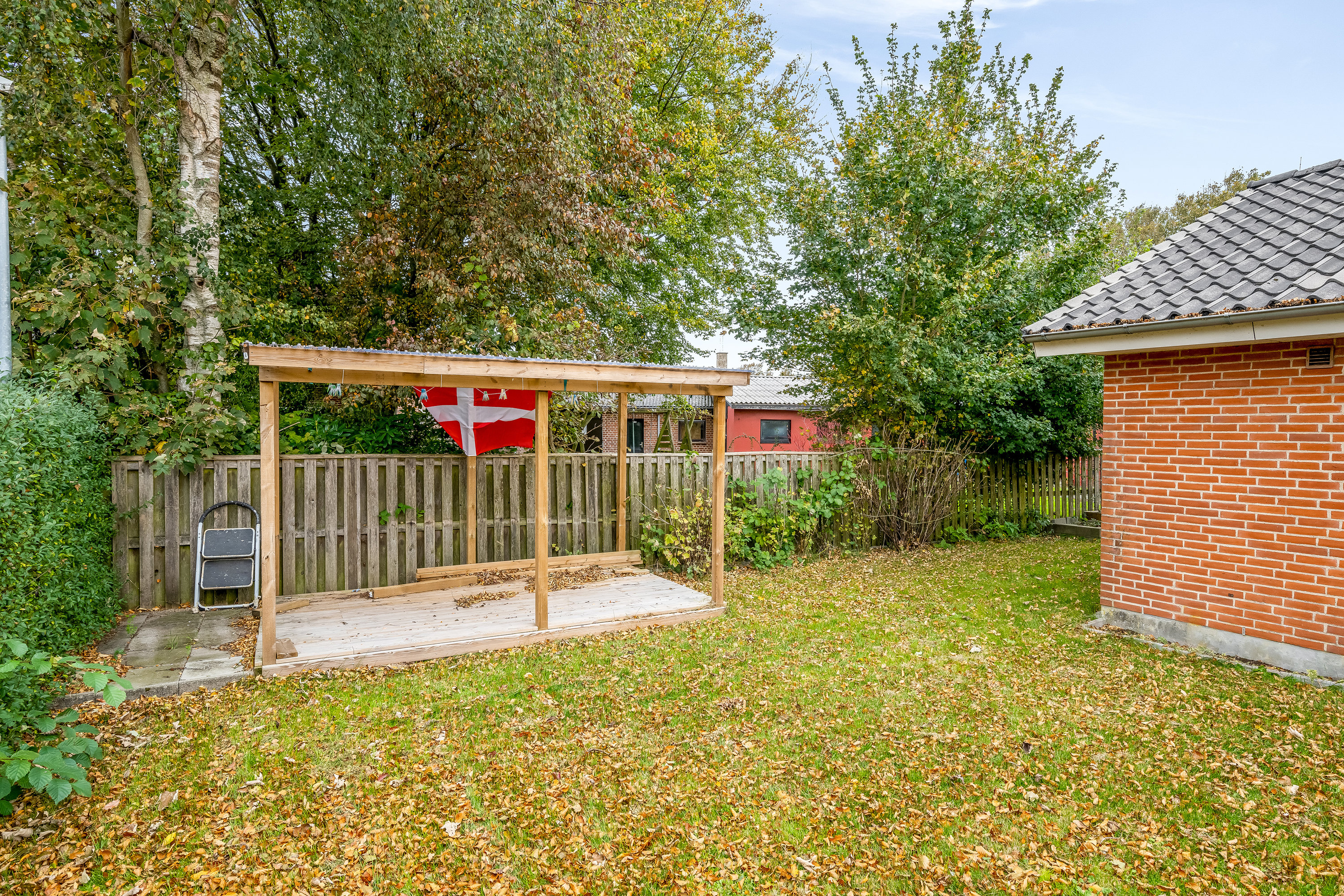 Fremhævet terrasse billede i fuldskærmstilstand. Billede af Parkalle 5B, Lunde, 6830 Nørre Nebel