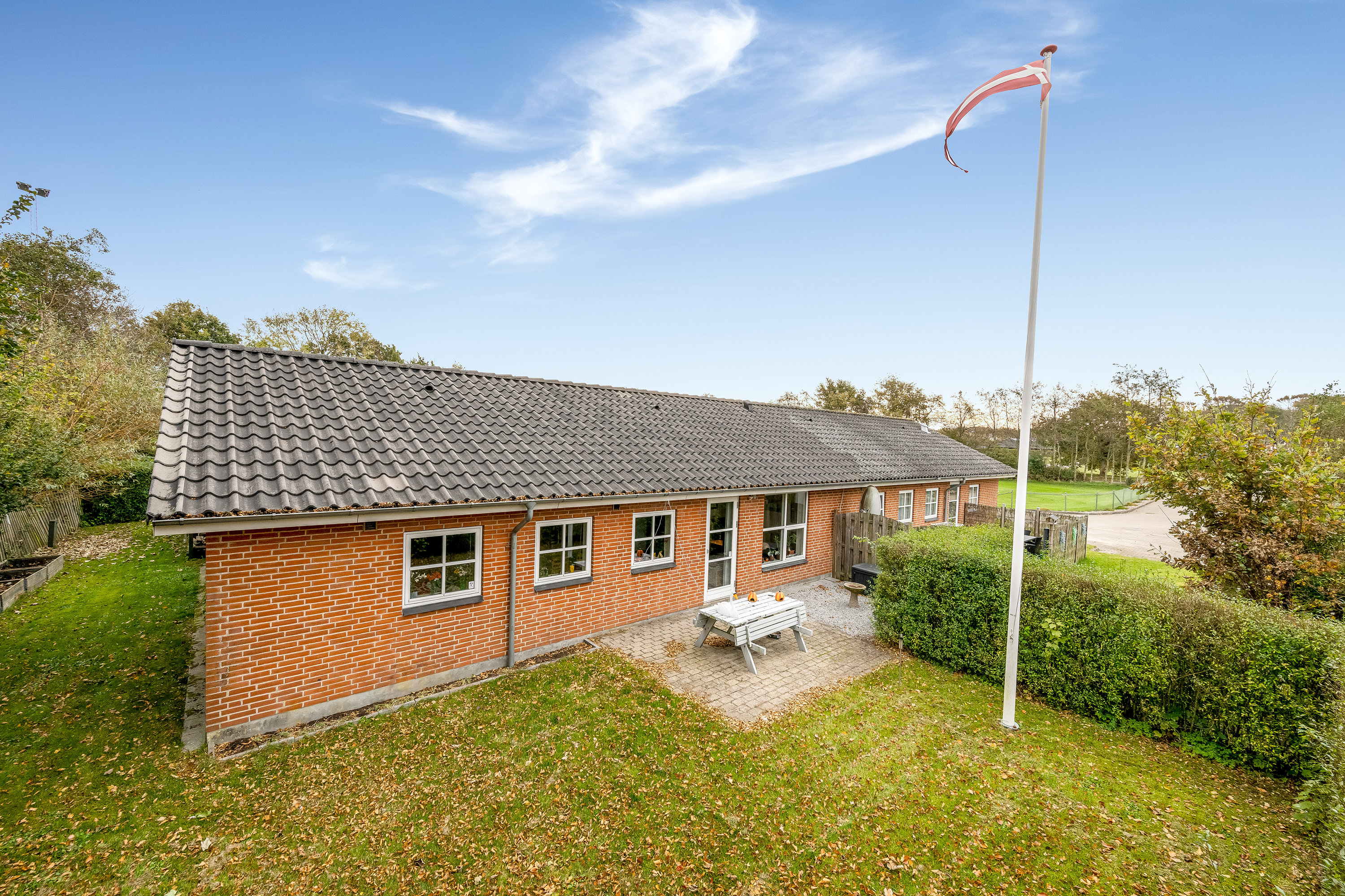 Fremhævet facade billede i fuldskærmstilstand. Billede af Parkalle 5B, Lunde, 6830 Nørre Nebel