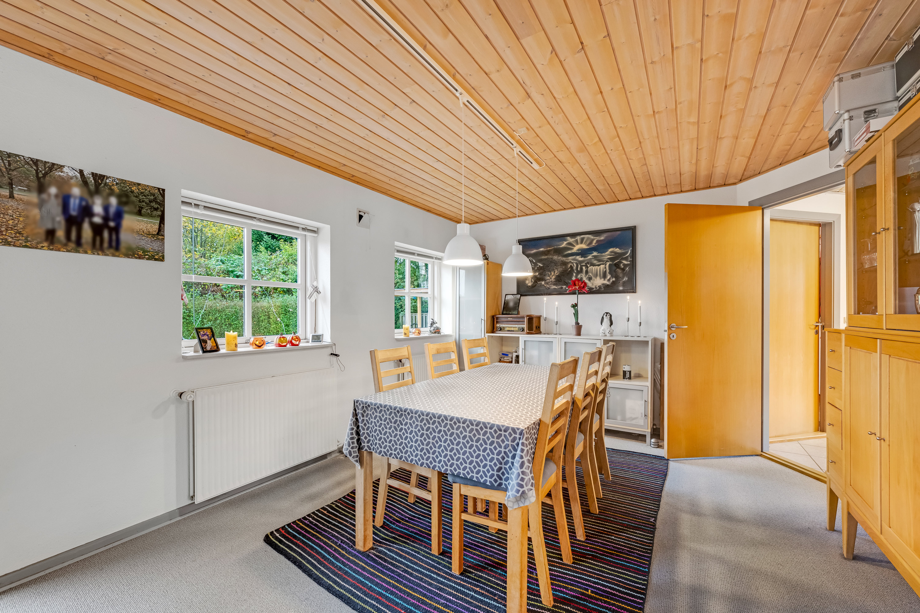 Fremhævet stue billede i fuldskærmstilstand. Billede af Parkalle 5B, Lunde, 6830 Nørre Nebel