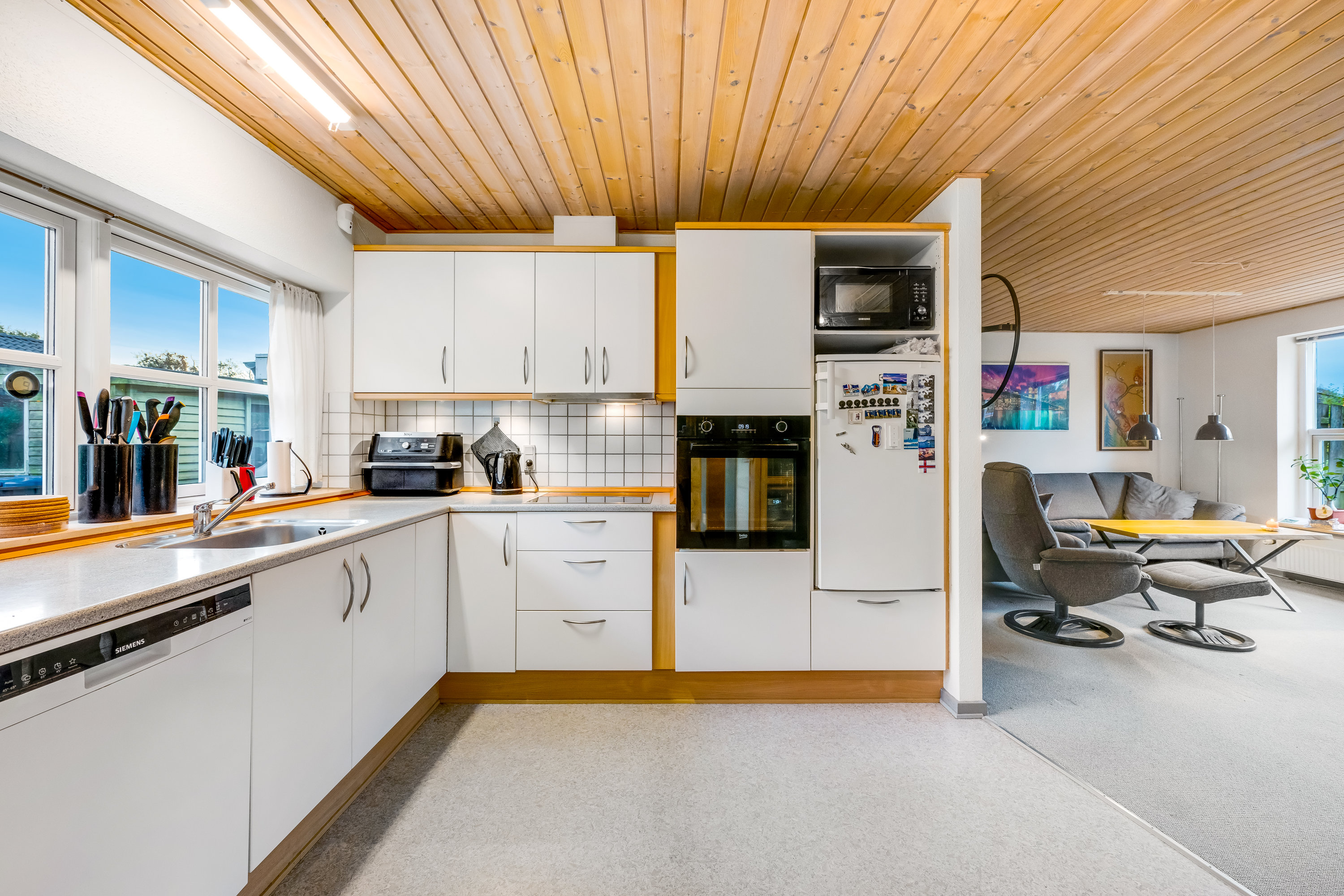 Fremhævet køkken billede i fuldskærmstilstand. Billede af Parkalle 5B, Lunde, 6830 Nørre Nebel