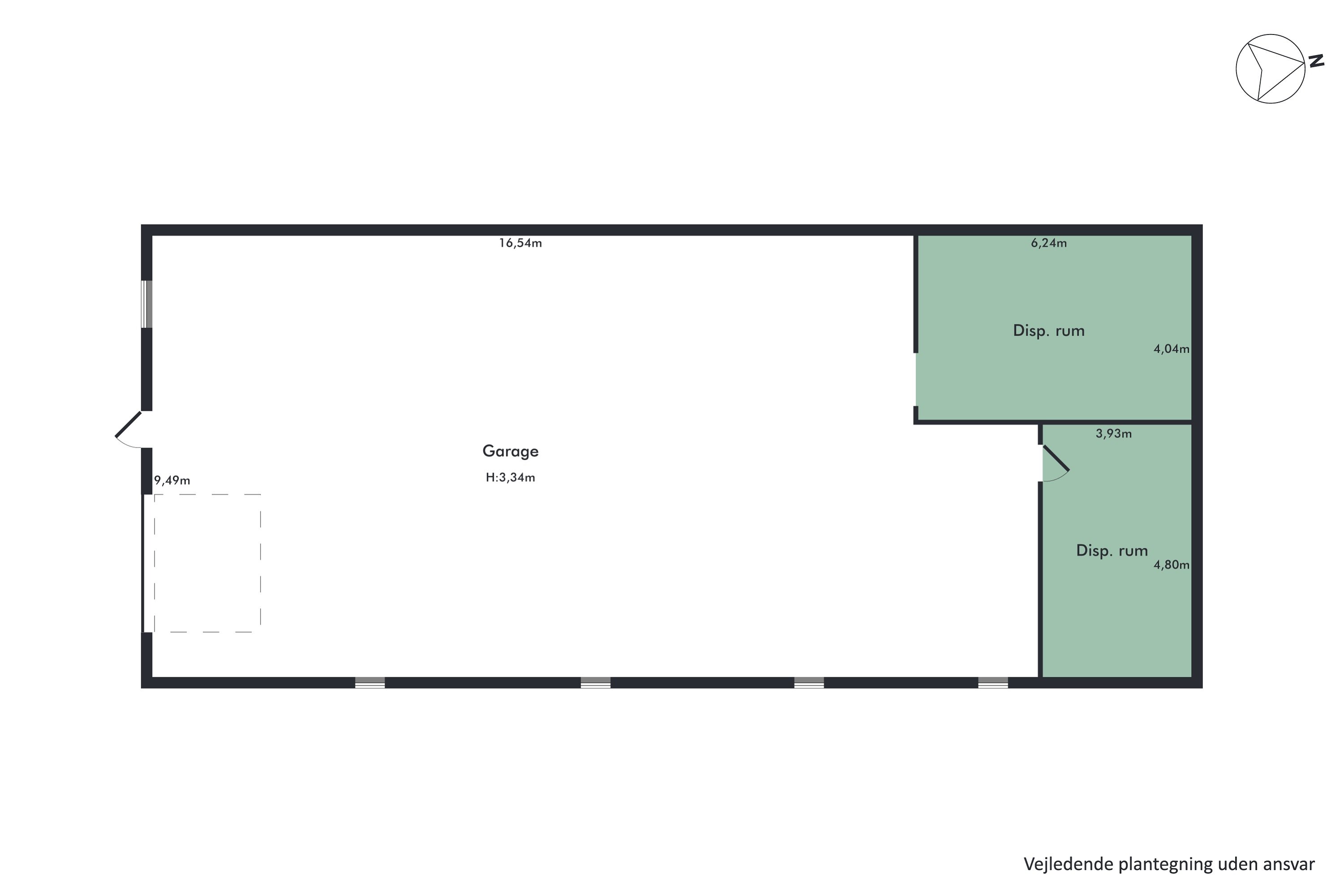 Plantegninger billede af Skovvej 17, 9500 Hobro