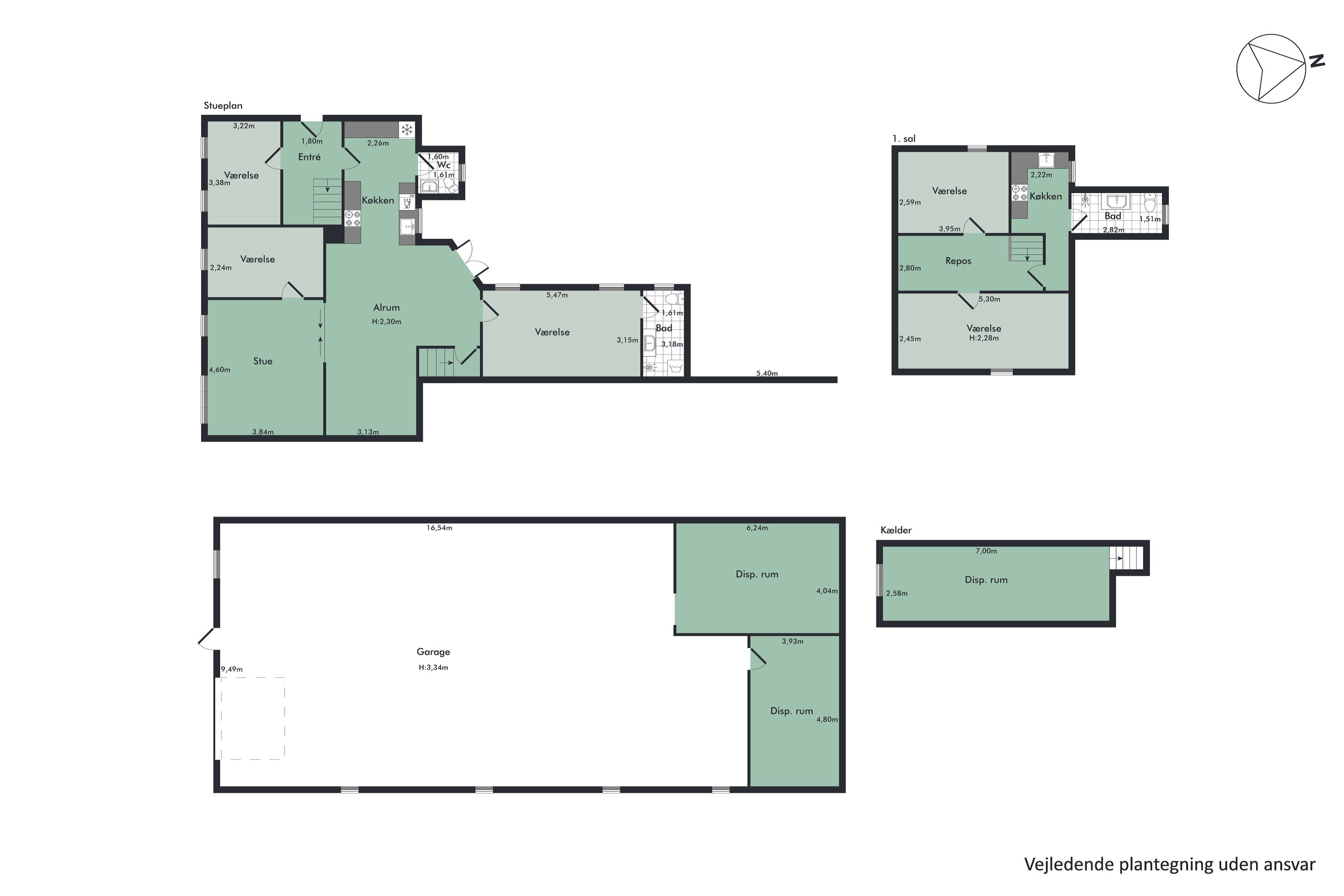Plantegninger billede af Skovvej 17, 9500 Hobro