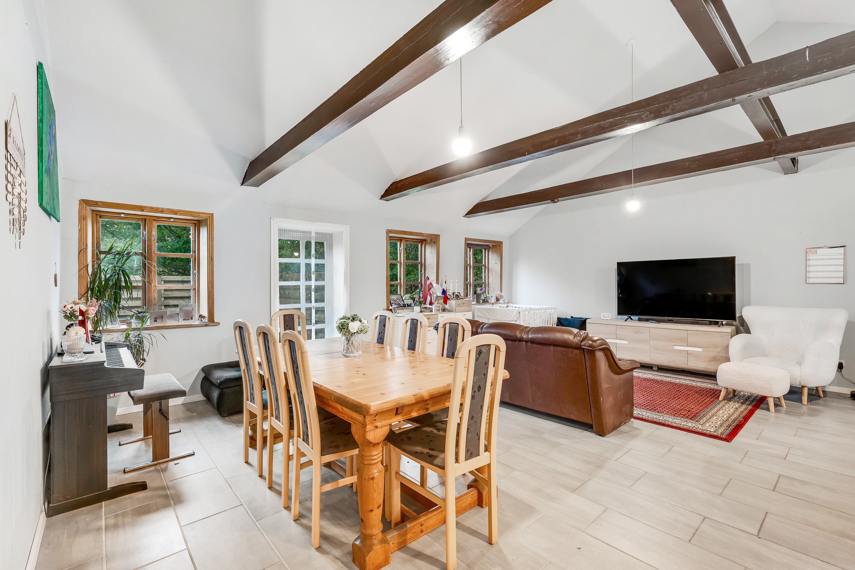 Fremhævet stue billede i fuldskærmstilstand. Billede af Fogderup Bygade 19, 6372 Bylderup-Bov