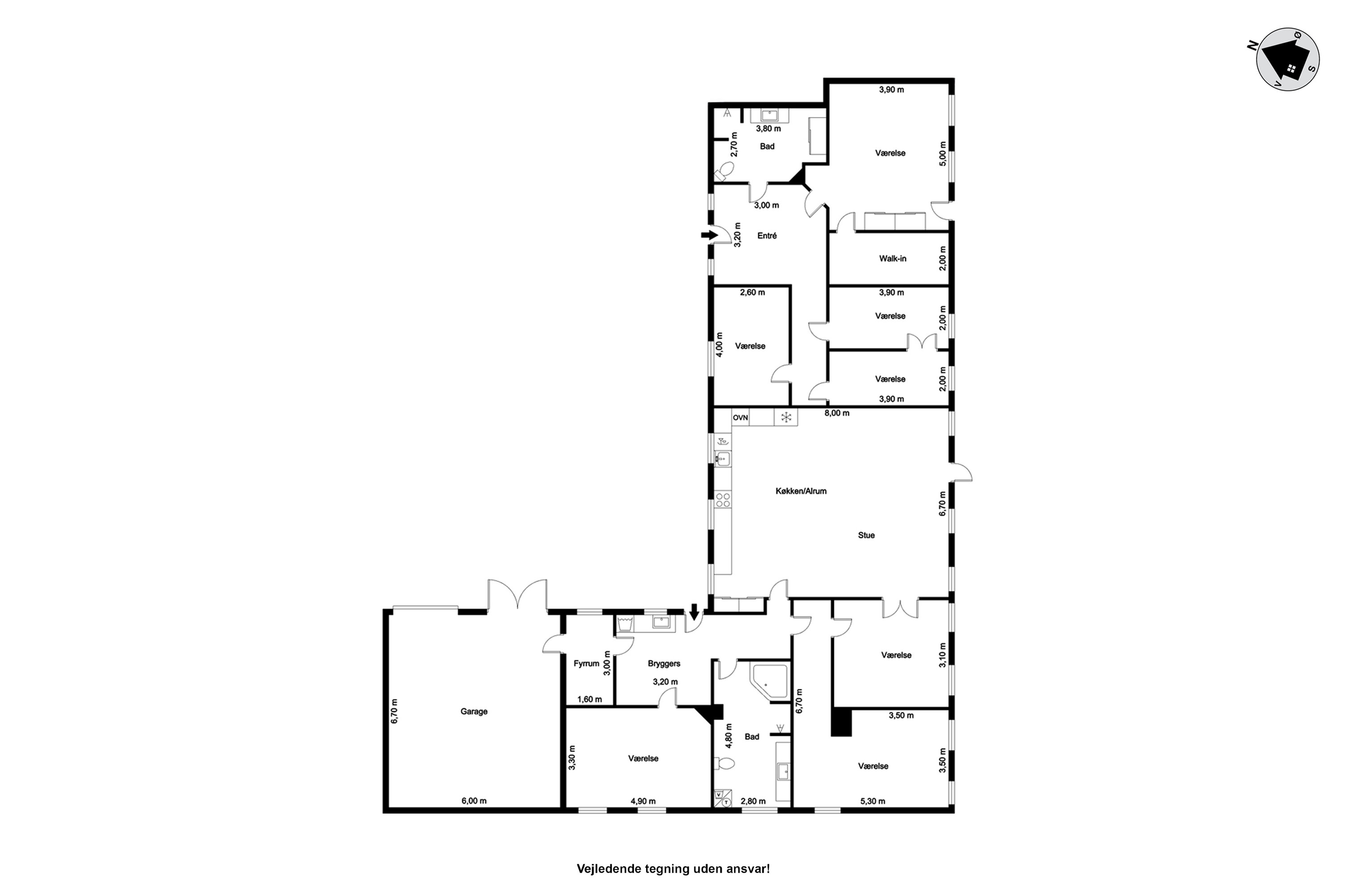 Plantegninger billede af Fogderup Bygade 19, 6372 Bylderup-Bov