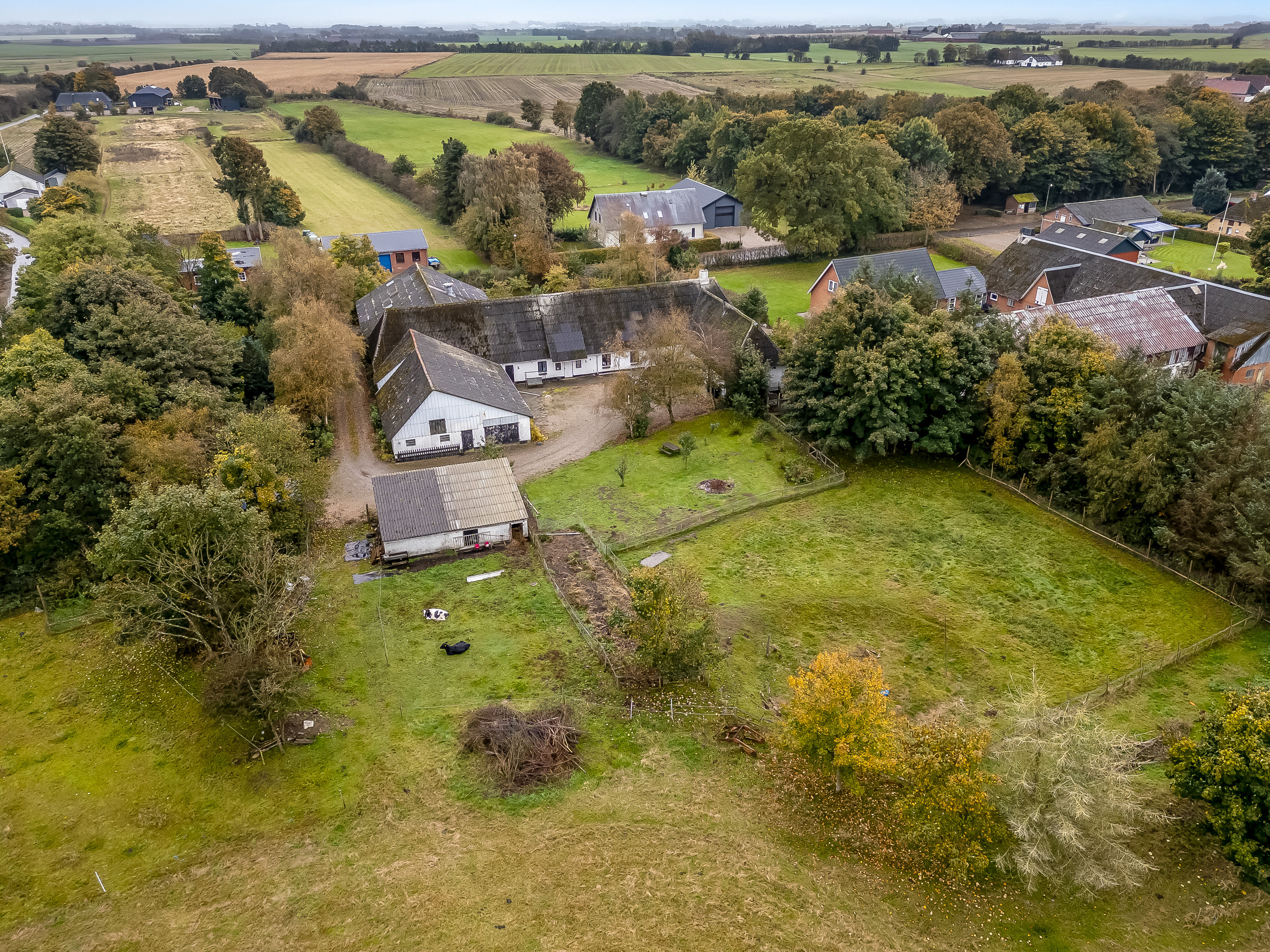 Miniaturebillede 1: luftfoto. Billede af Fogderup Bygade 19, 6372 Bylderup-Bov