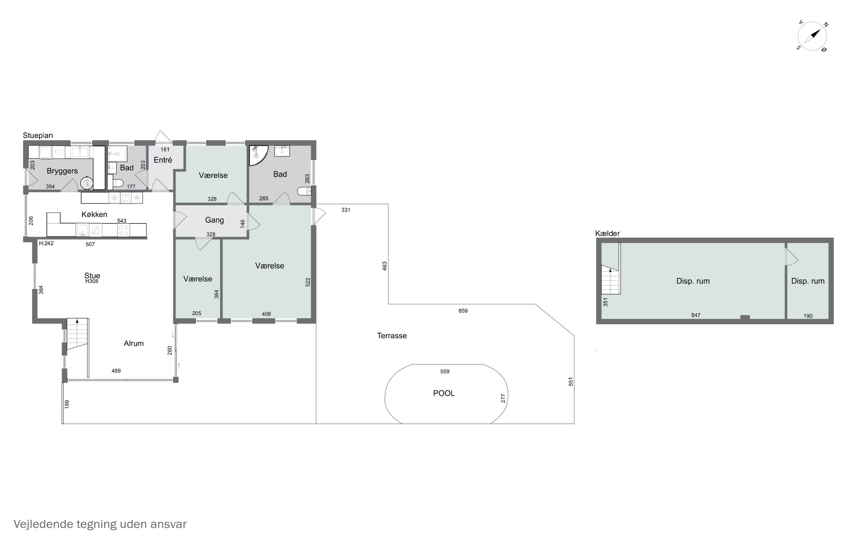 Plantegninger billede af Nymarksvej 22, 2650 Hvidovre