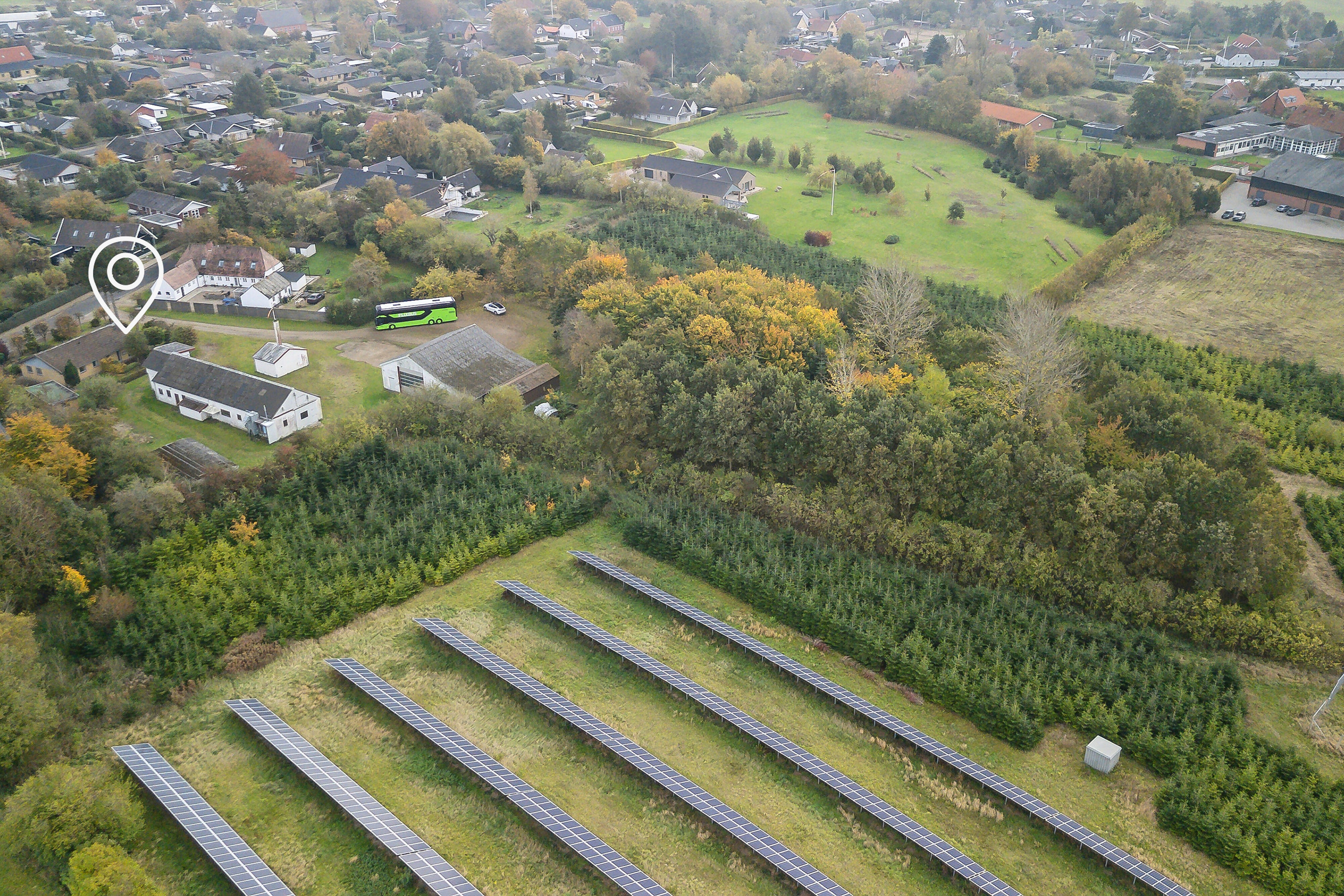 Fremhævet set fra haven billede i fuldskærmstilstand. Billede af Grønnegade 21+23, Ulbølle, 5762 Vester Skerninge
