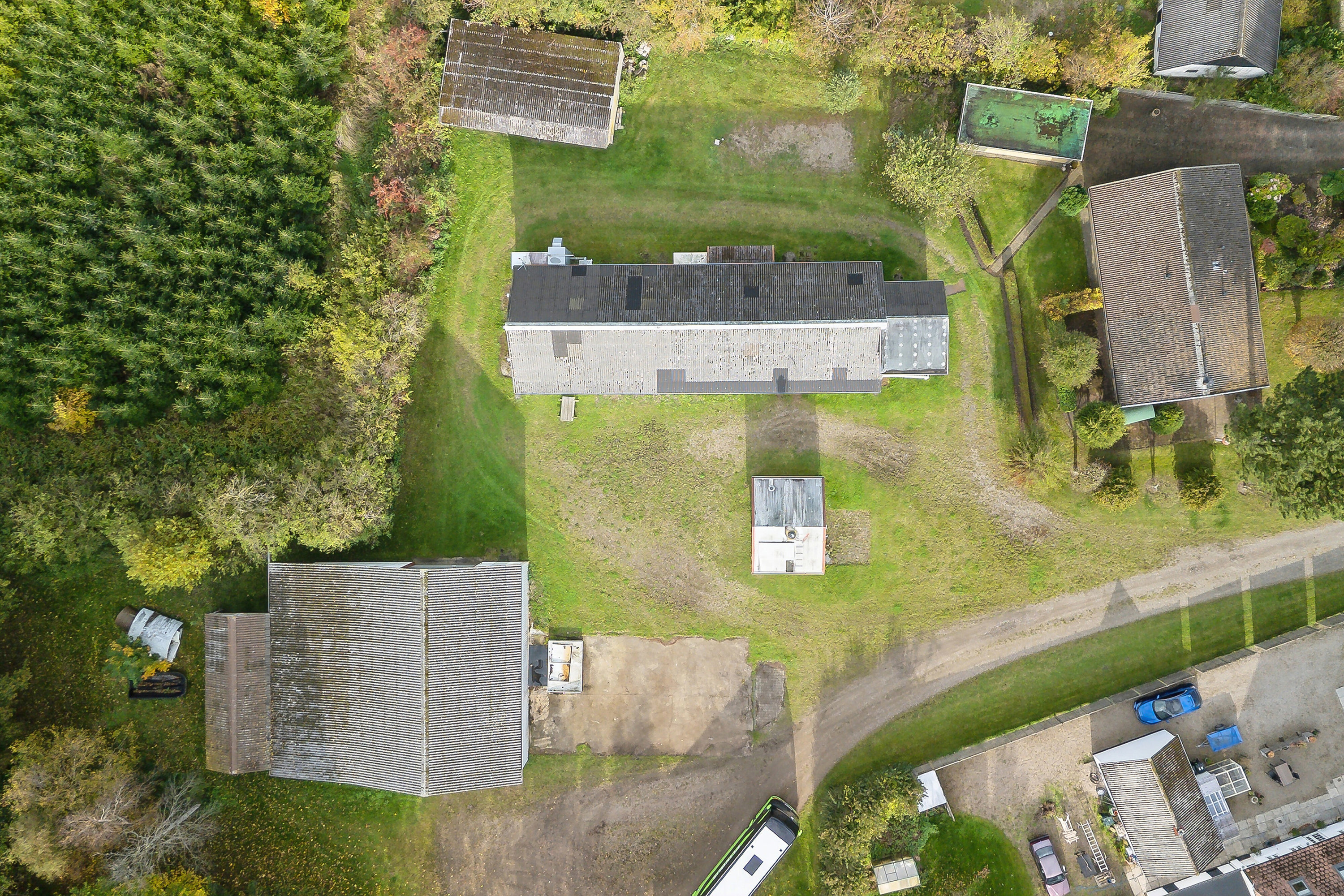 Fremhævet set fra haven billede i fuldskærmstilstand. Billede af Grønnegade 21+23, Ulbølle, 5762 Vester Skerninge