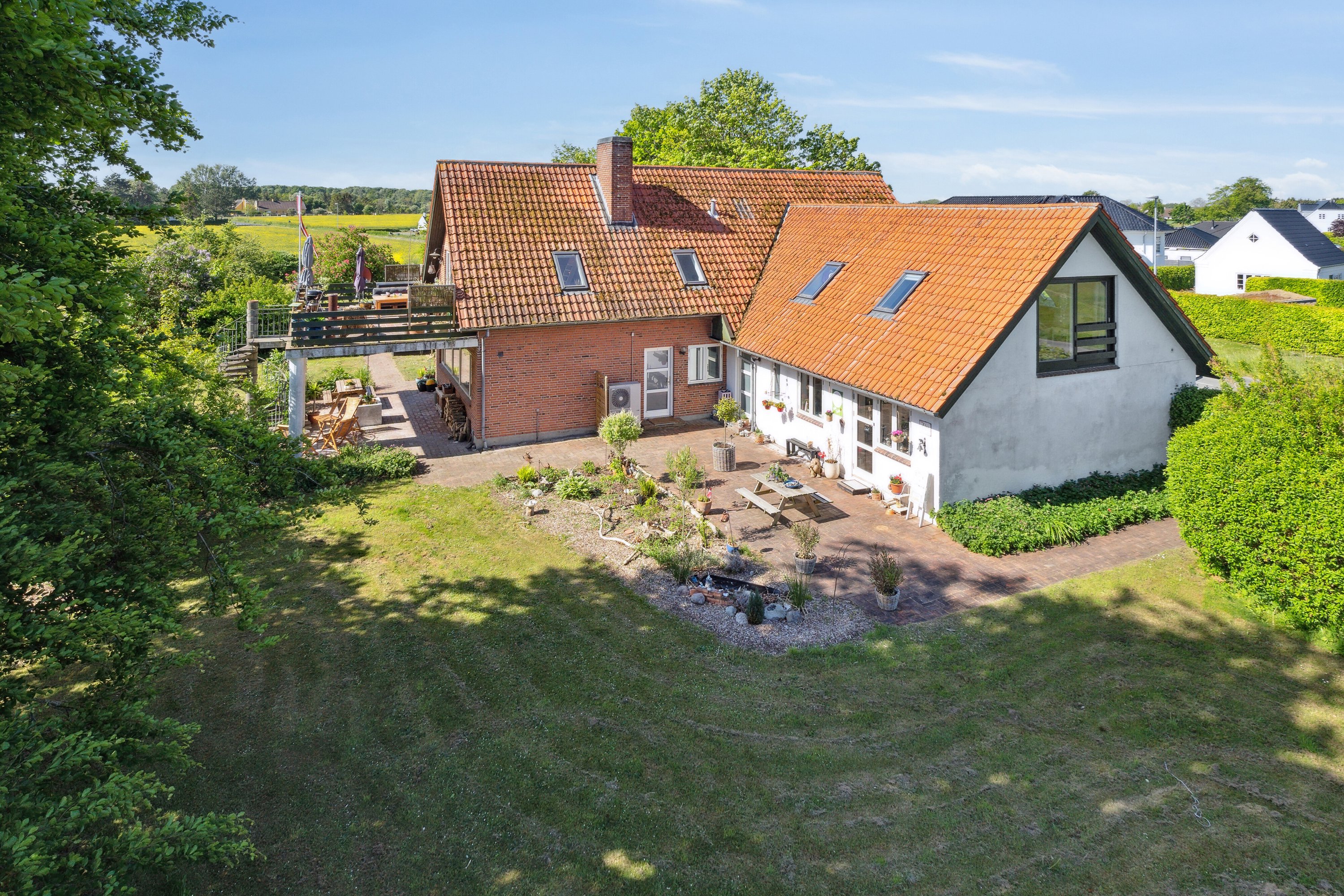 Miniaturebillede 1: set fra haven. Billede af Kølstrupvej 41, 5330 Munkebo