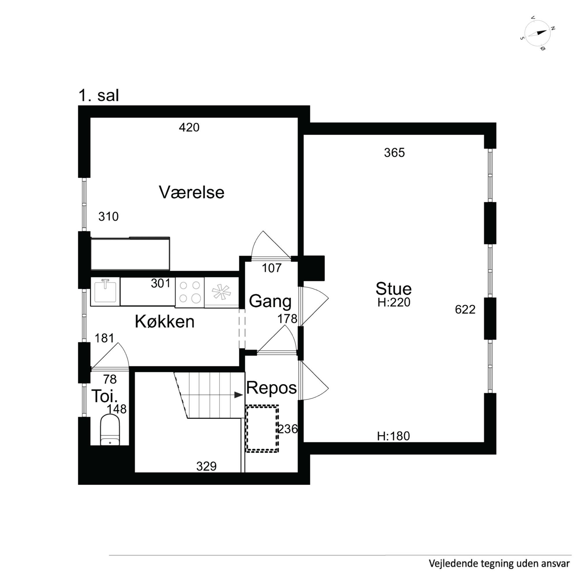 Plantegninger billede af Stenløsevej 76, Hjallese, 5260 Odense S