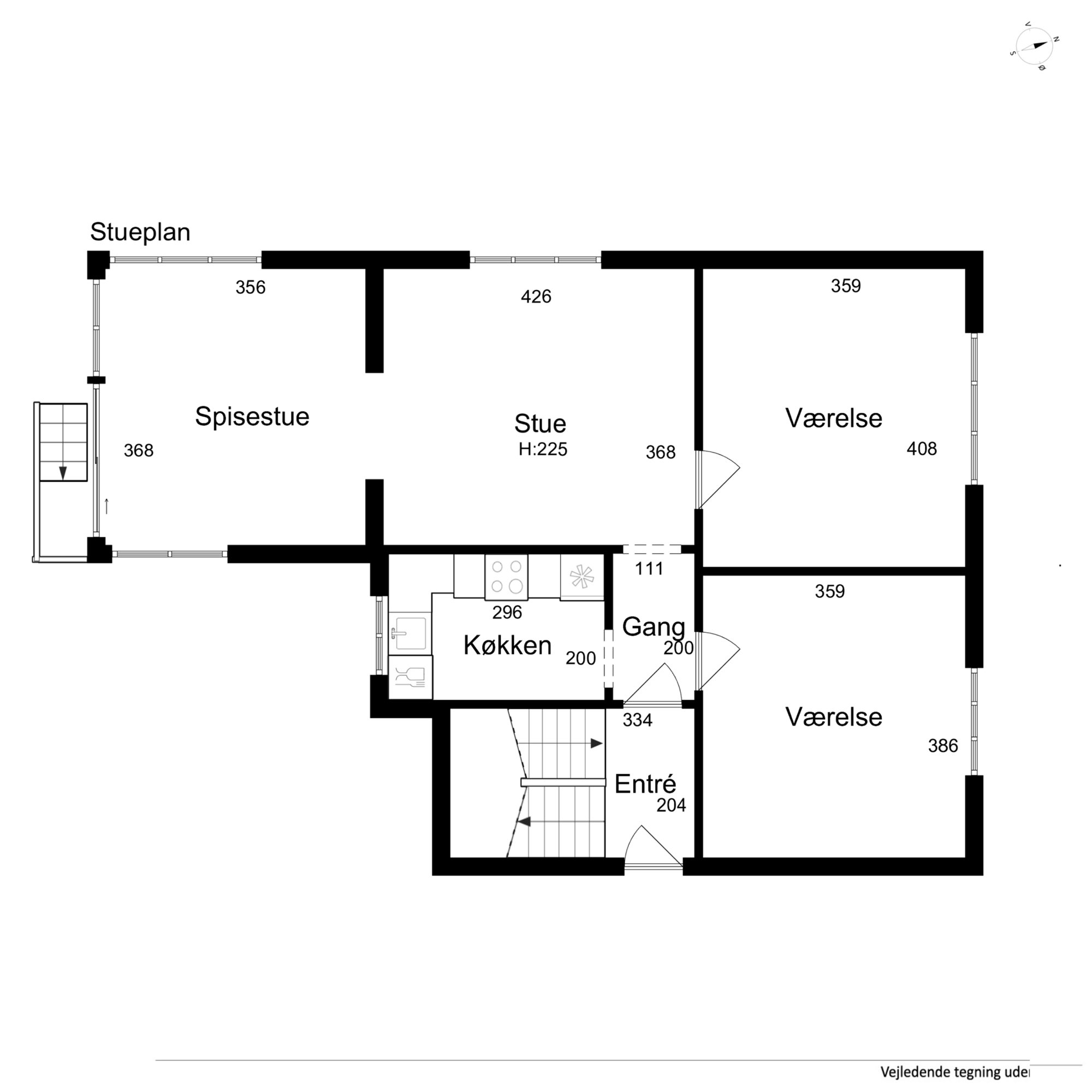 Plantegninger billede af Stenløsevej 76, Hjallese, 5260 Odense S