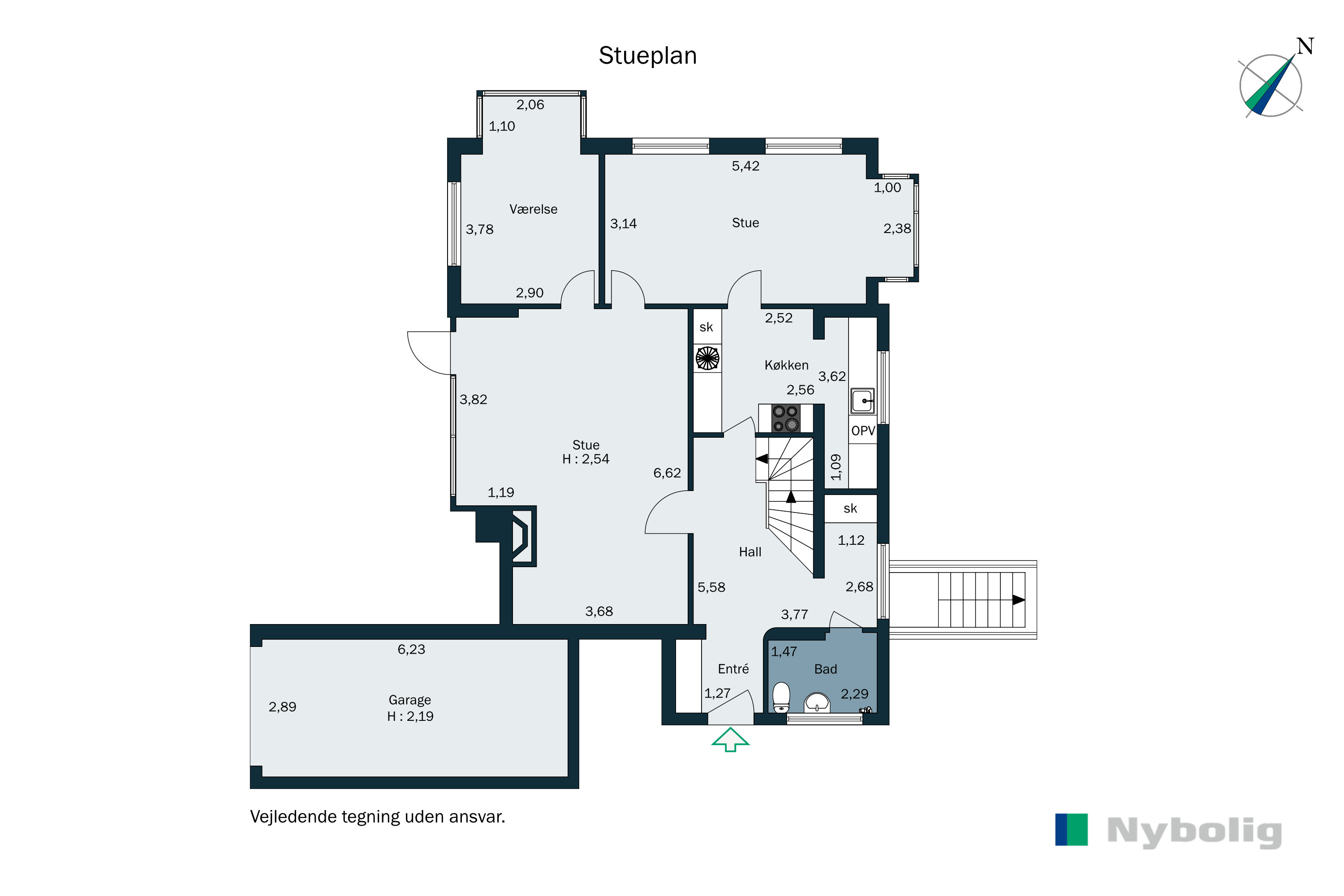 Plantegninger billede af Ellesøpark 40, 2950 Vedbæk