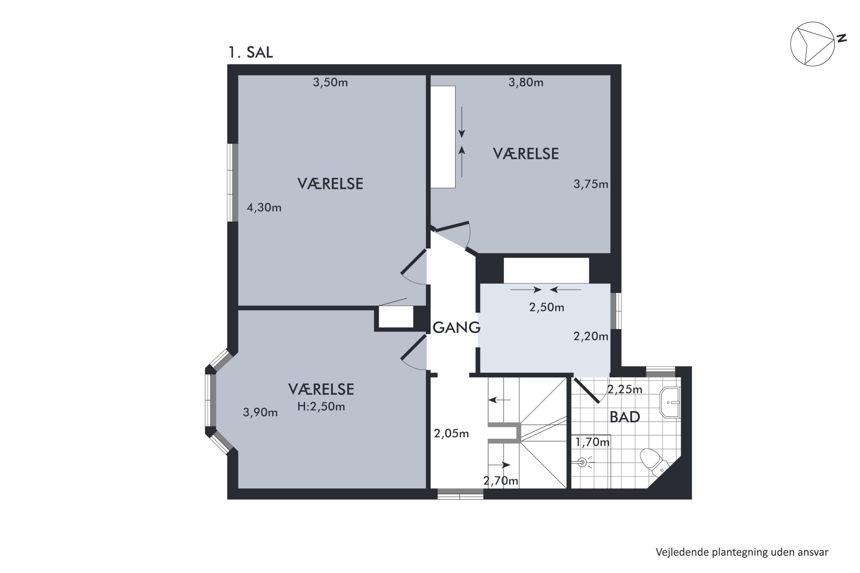 Plantegninger billede af Nørrebrogade 40, 8900 Randers C