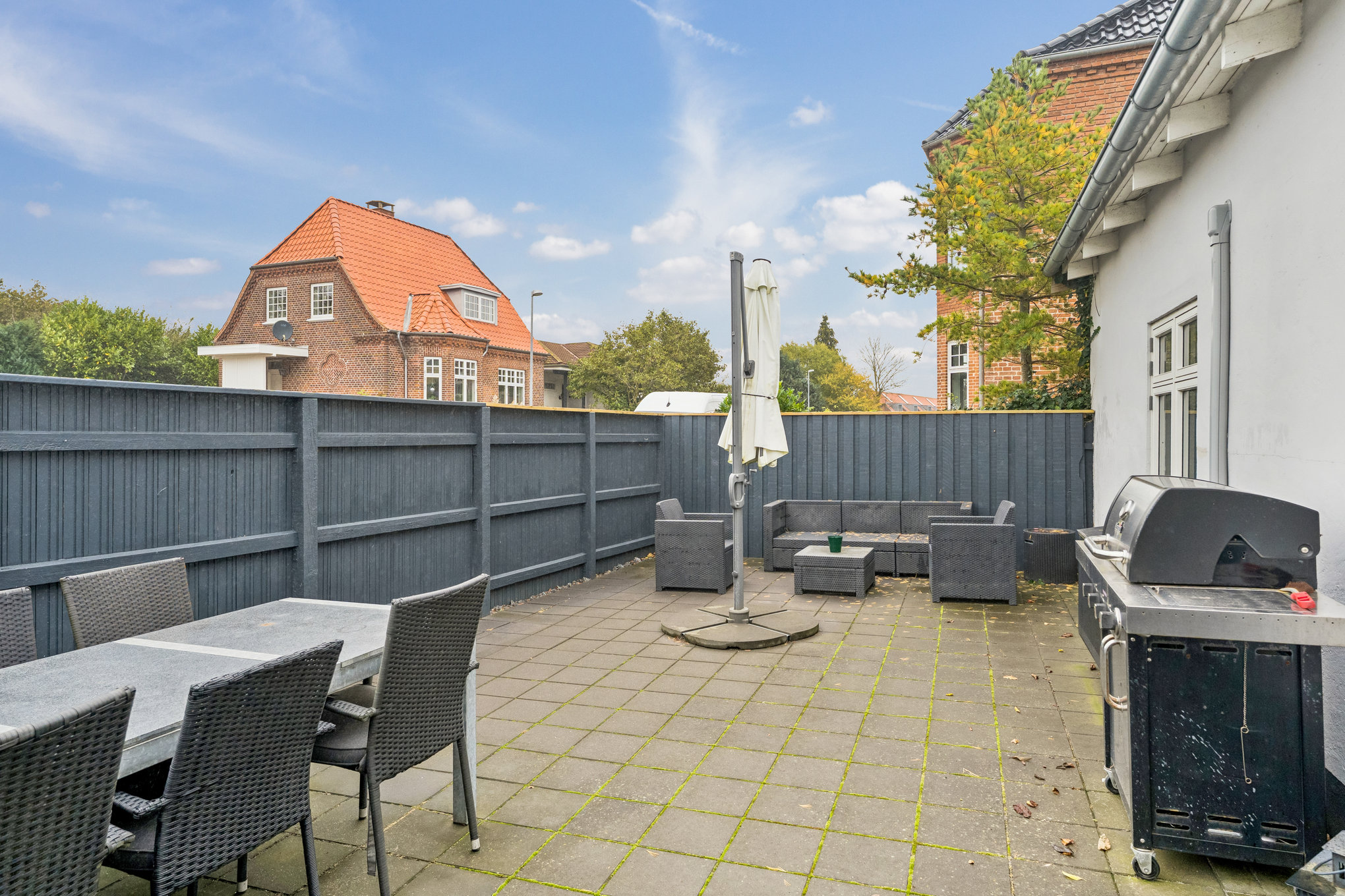 Fremhævet terrasse billede i fuldskærmstilstand. Billede af Nørrebrogade 40, 8900 Randers C