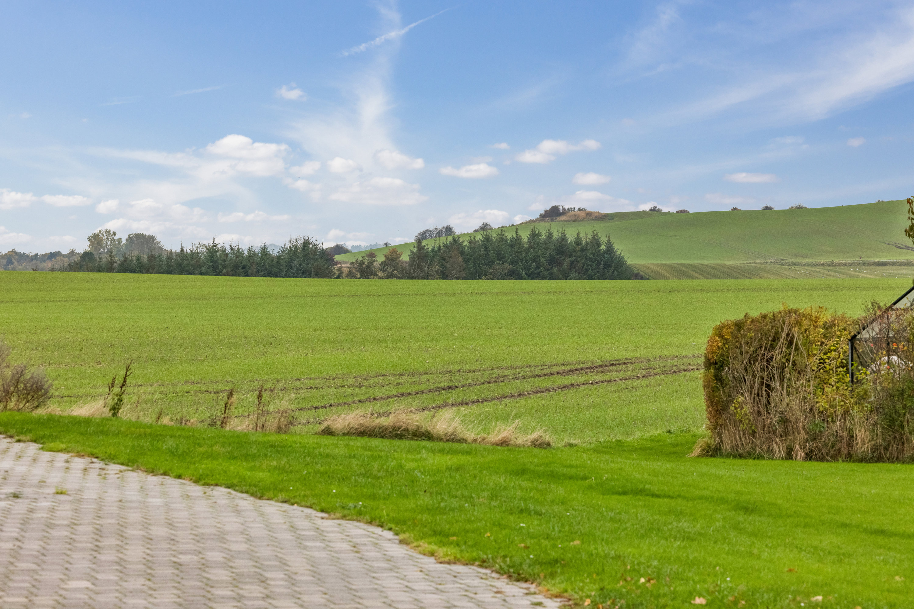 Miniaturebillede 1: udsigt. Billede af Grødehøjvænget 20, Feldballe, 8410 Rønde