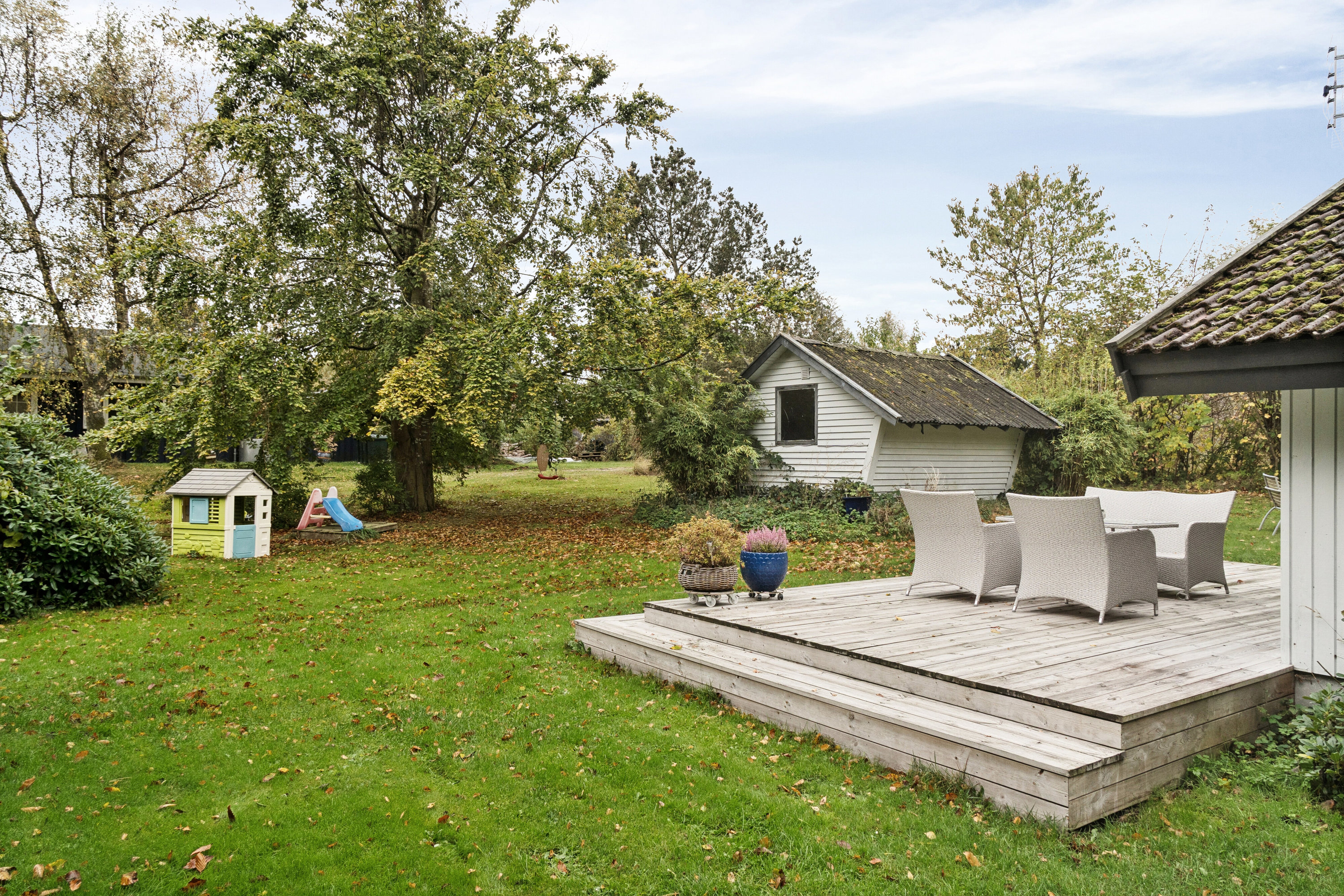 Fremhævet udendørs billede i fuldskærmstilstand. Billede af Drosselholmvej 11, Nygård, 4500 Nykøbing Sj