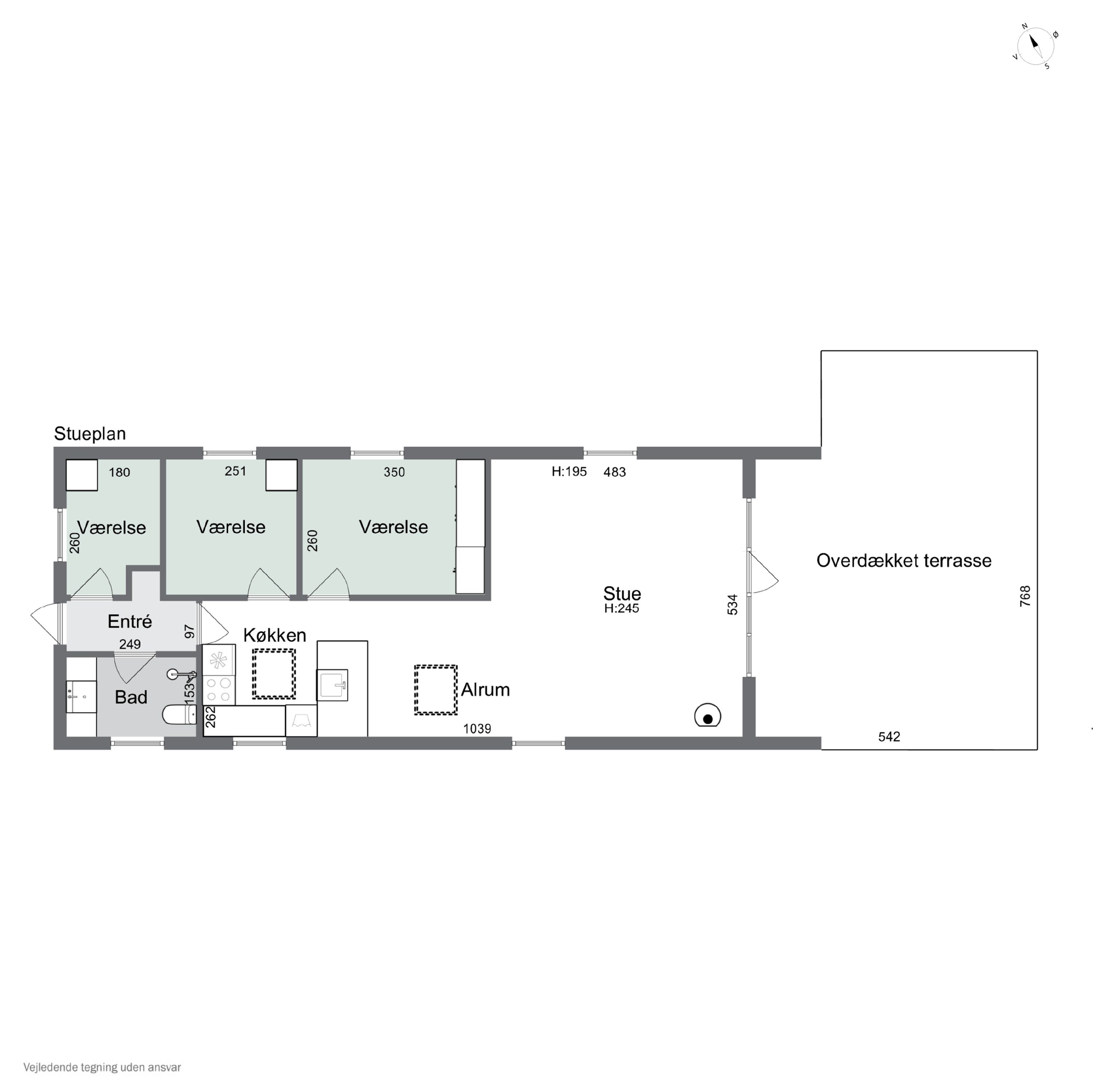 Plantegninger billede af Drosselholmvej 11, Nygård, 4500 Nykøbing Sj
