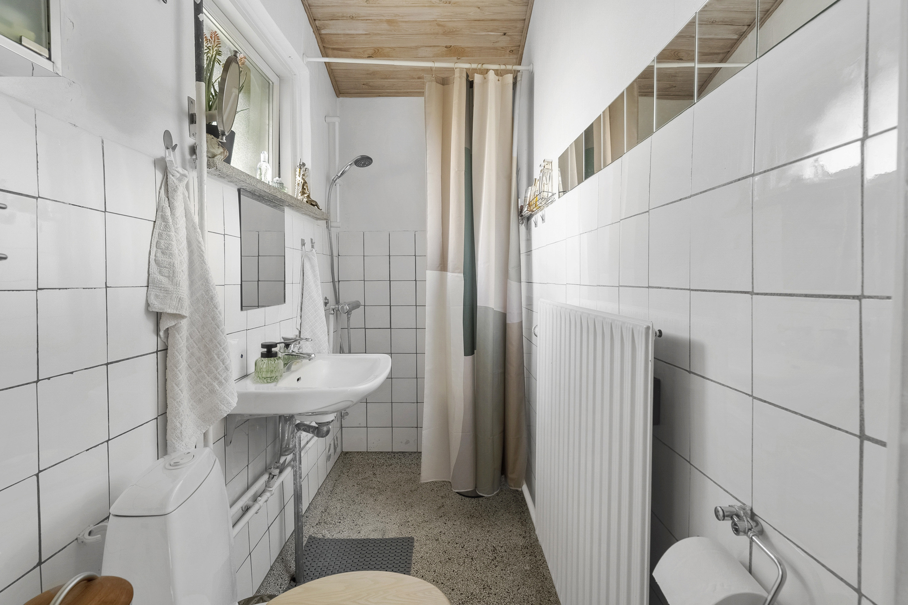 Fremhævet badeværelse billede i fuldskærmstilstand. Billede af Honoresvej 2, 8700 Horsens