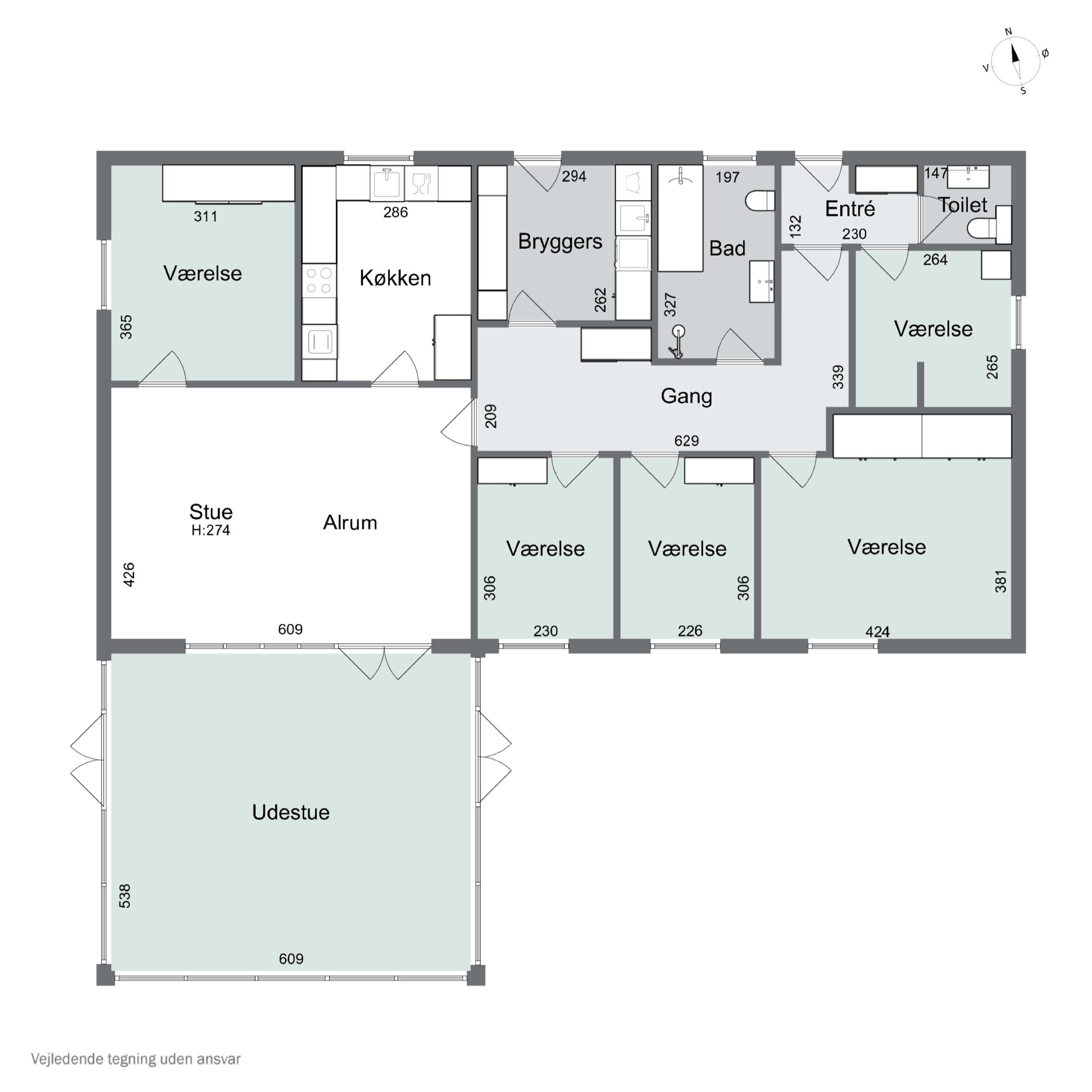 Plantegninger billede af Væbnervænget 6, 4400 Kalundborg