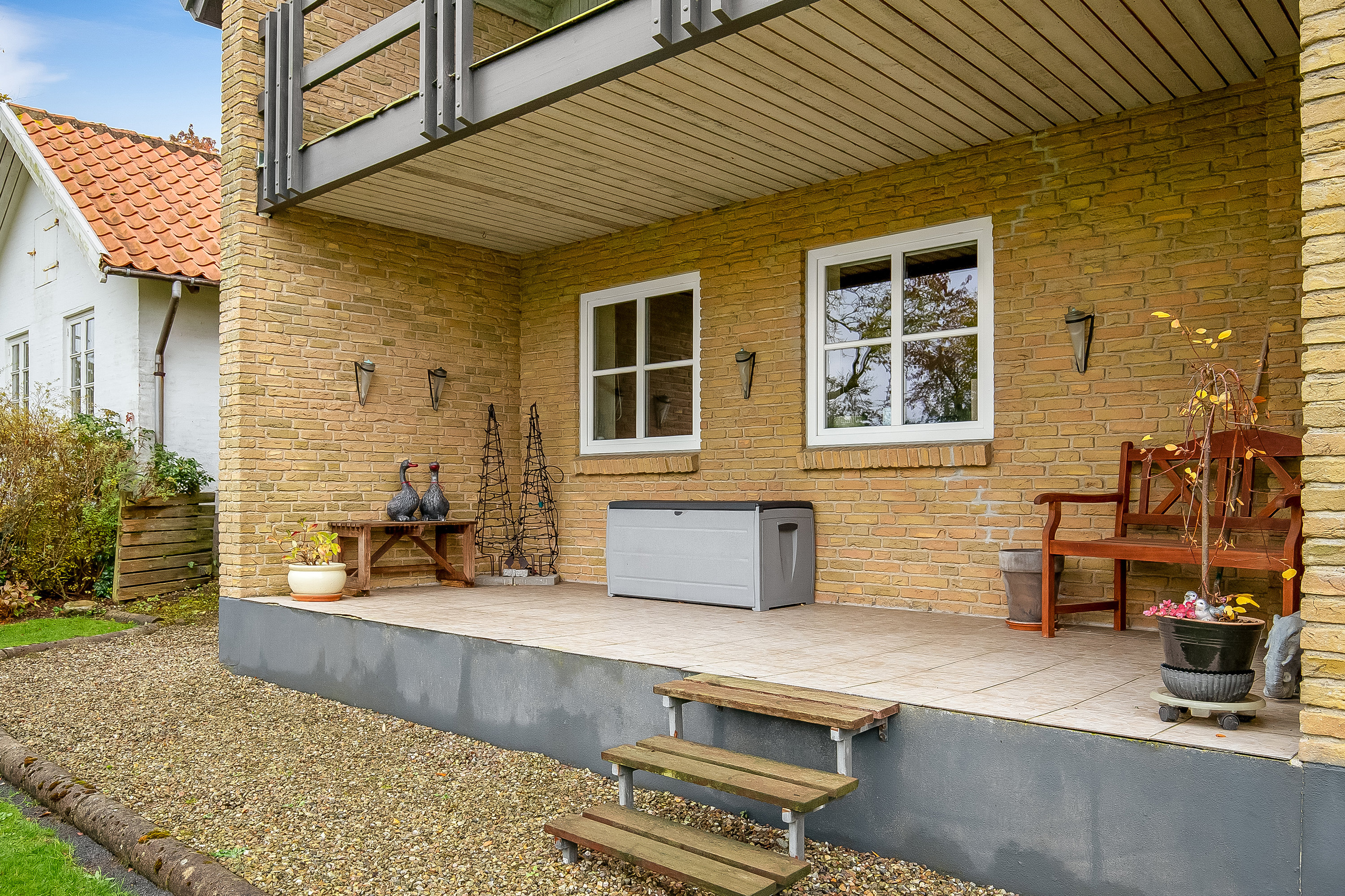 Fremhævet overdækket terrasse billede i fuldskærmstilstand. Billede af Nørregade 28, 6070 Christiansfeld